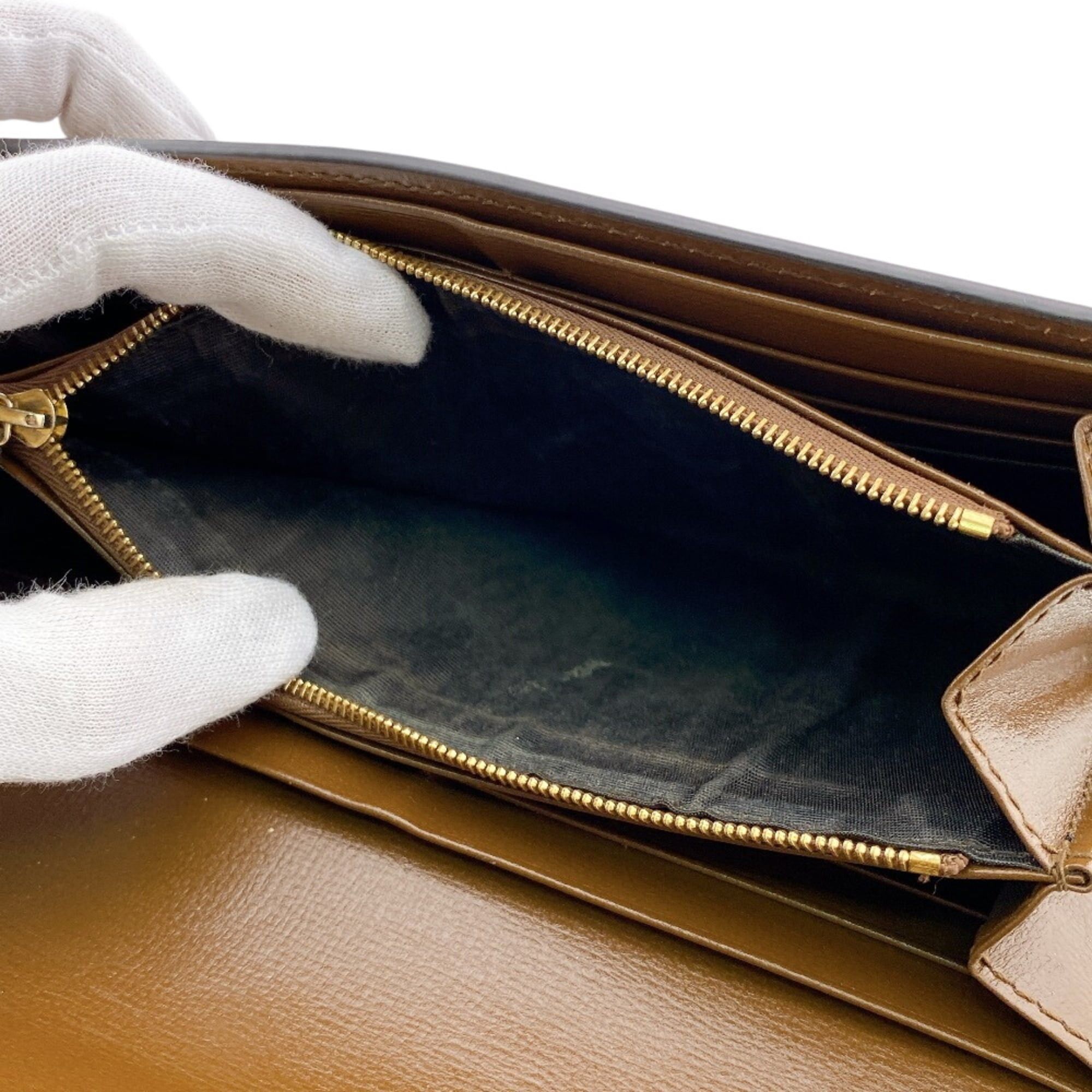 Gucci GUCCI 652681 Jackie GG Supreme Long Wallet, Card Holder, Coin Purse, Brown Size ONE SIZE - 7 Thumbnail