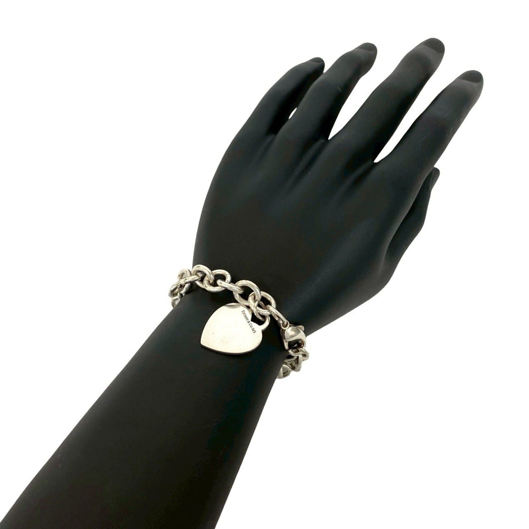 Tiffany & Co. TIFFANY&Co. Tiffany Heart Tag Chain Bracelet, Sterling Silver 925, Item No. 34424 Size ONE SIZE - 2 Thumbnail