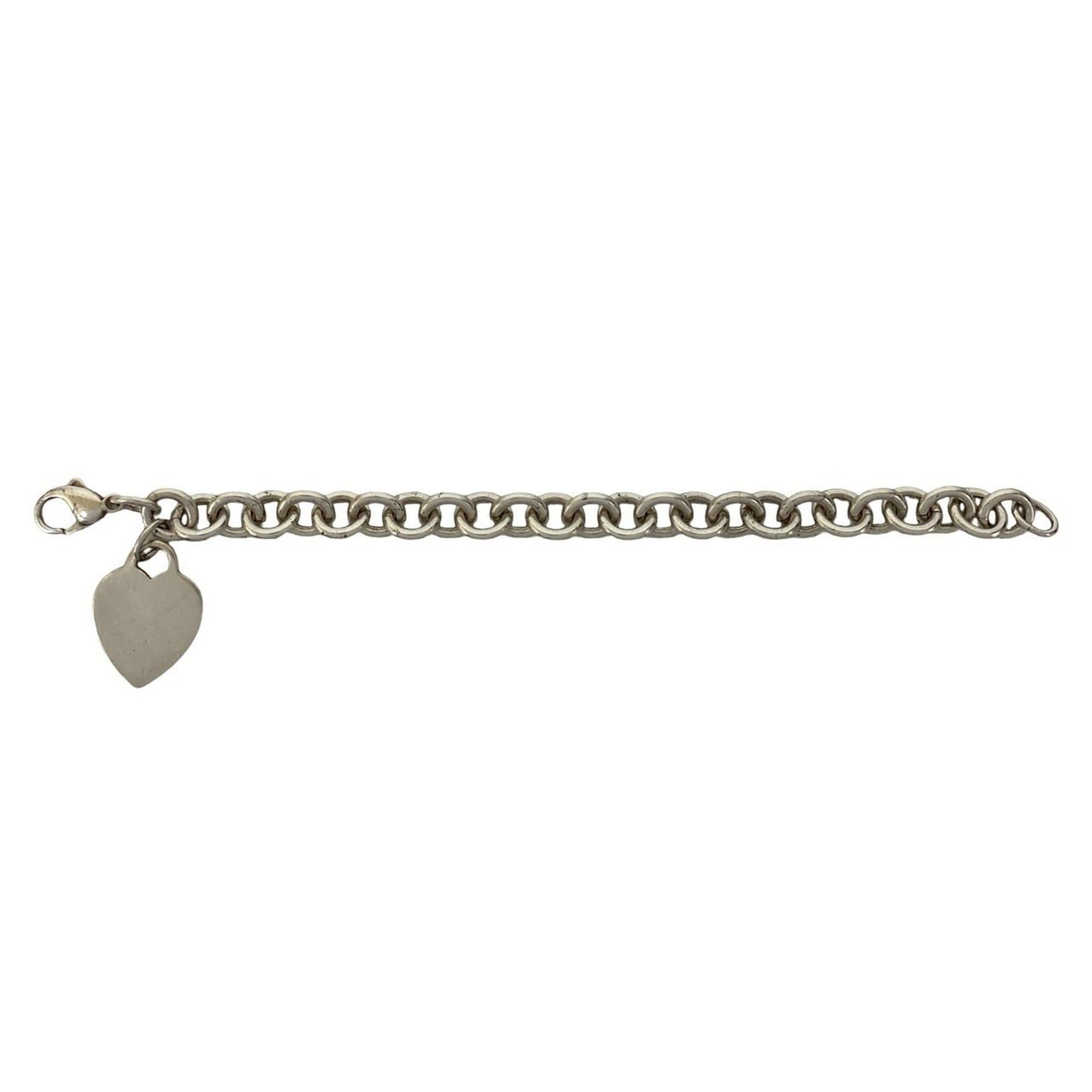 Tiffany & Co. TIFFANY&Co. Tiffany Heart Tag Chain Bracelet, Sterling Silver 925, Item No. 34424 Size ONE SIZE - 6 Thumbnail