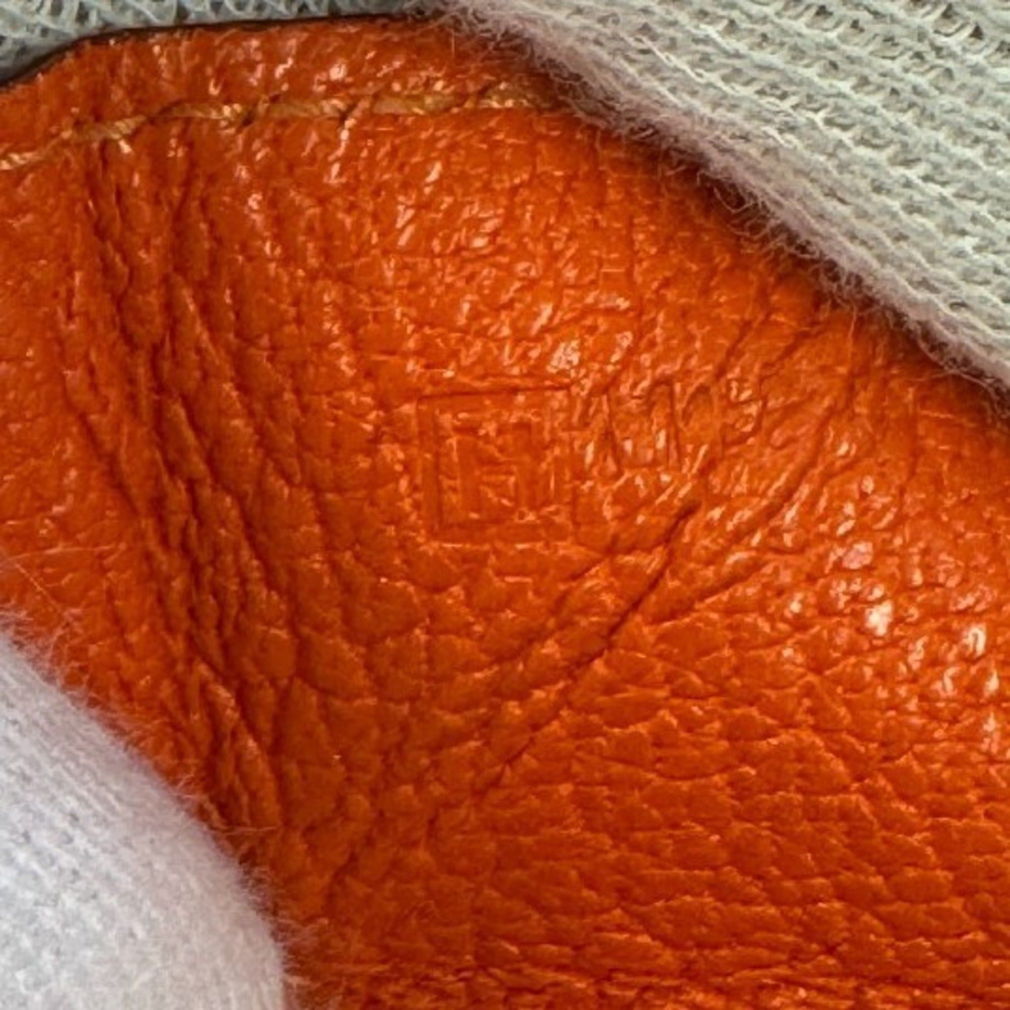 Hermes HERMES Le Vingt-Quatre Compact Wallet, Coin Purse, Case, Orange Size ONE SIZE - 13 Thumbnail