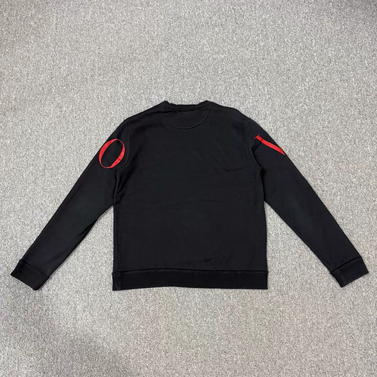 Valentino Black Long Sleeve Sweatshirt with Red Lettering Size US M / EU 48-50 / 2 - 2 Thumbnail