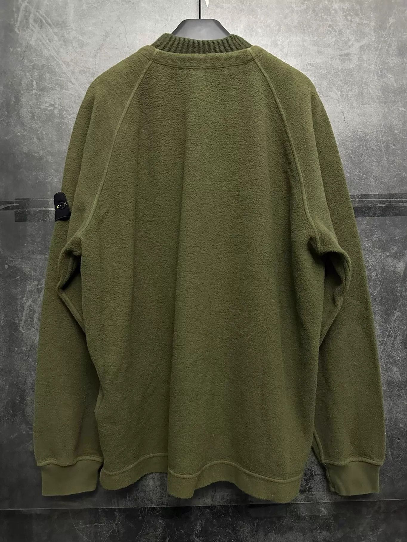 Stone Island Green Crew Neck Long Sleeve Sweatshirt Size US XL / EU 56 / 4 - 2 Thumbnail
