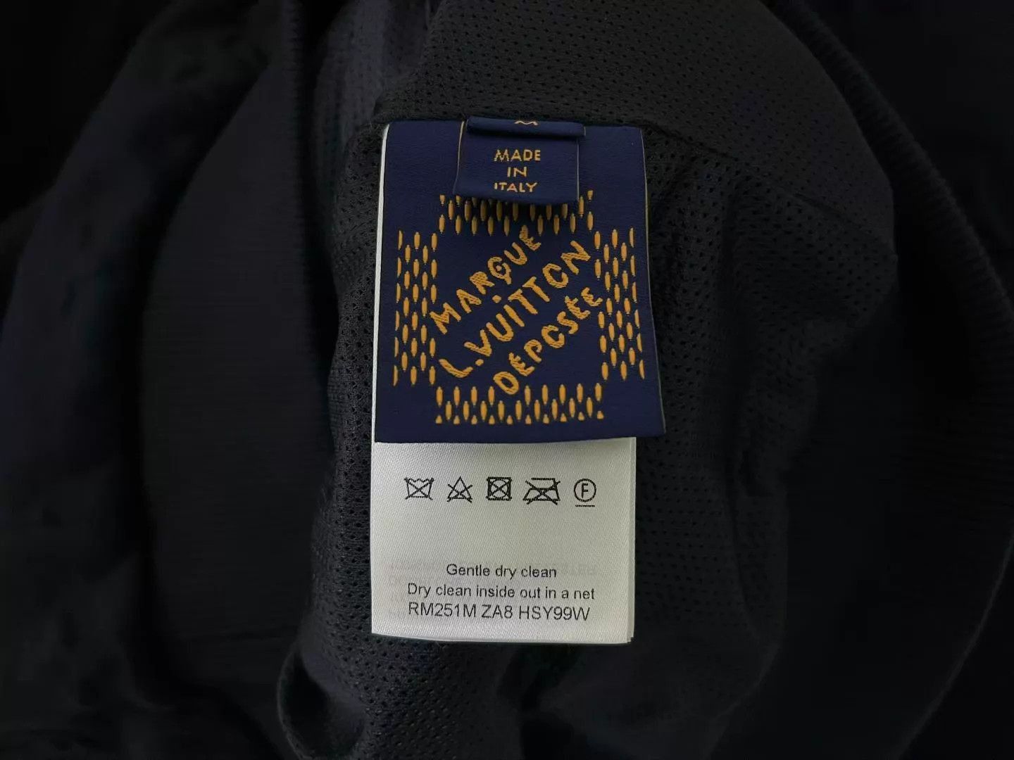 Louis Vuitton Black Quilted Bomber Jacket with Zip Closure Size US M / EU 48-50 / 2 - 3 Thumbnail