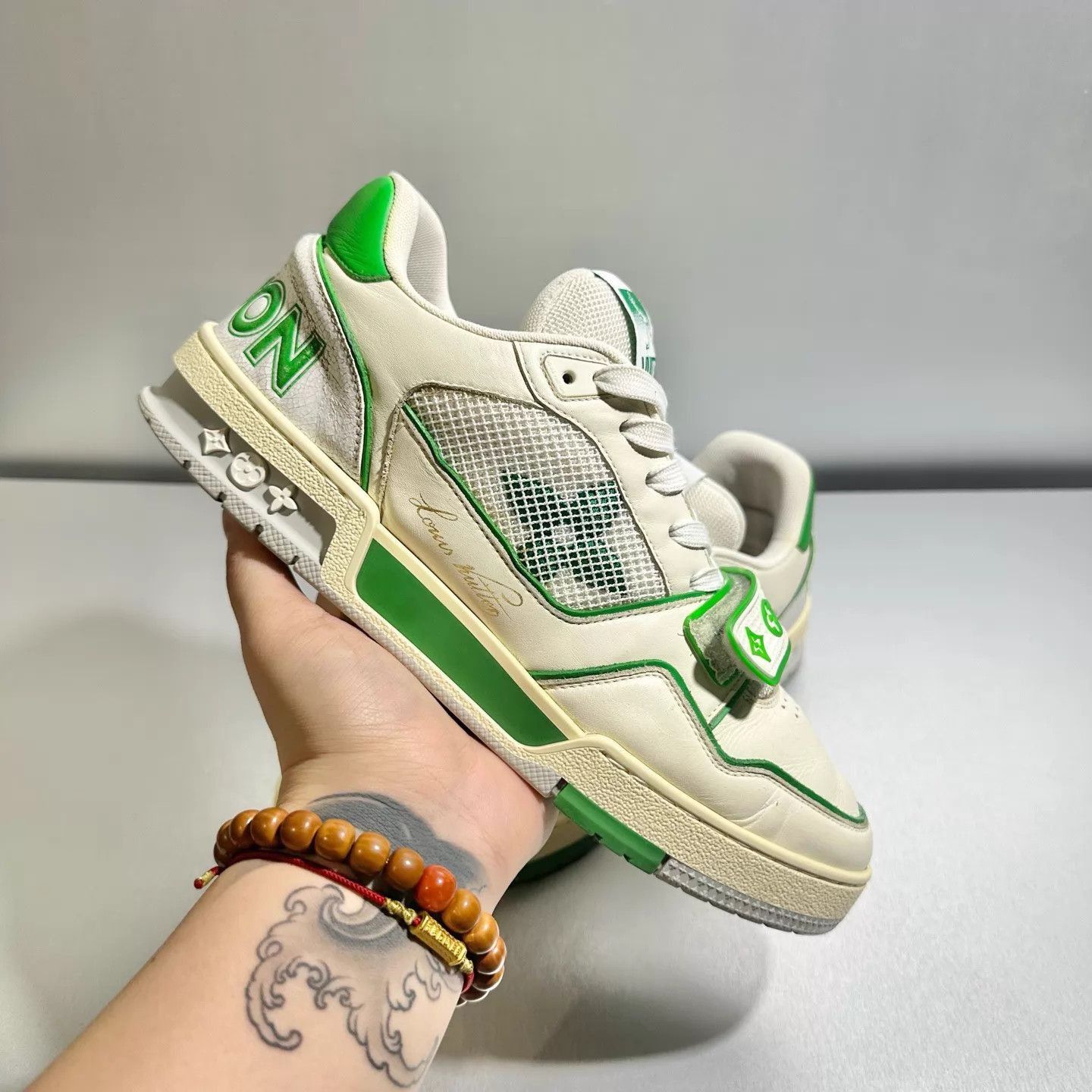Louis Vuitton Multi Color Low-Top Sneakers Size 8.5 Size US 8.5 / EU 41-42 - 8 Thumbnail