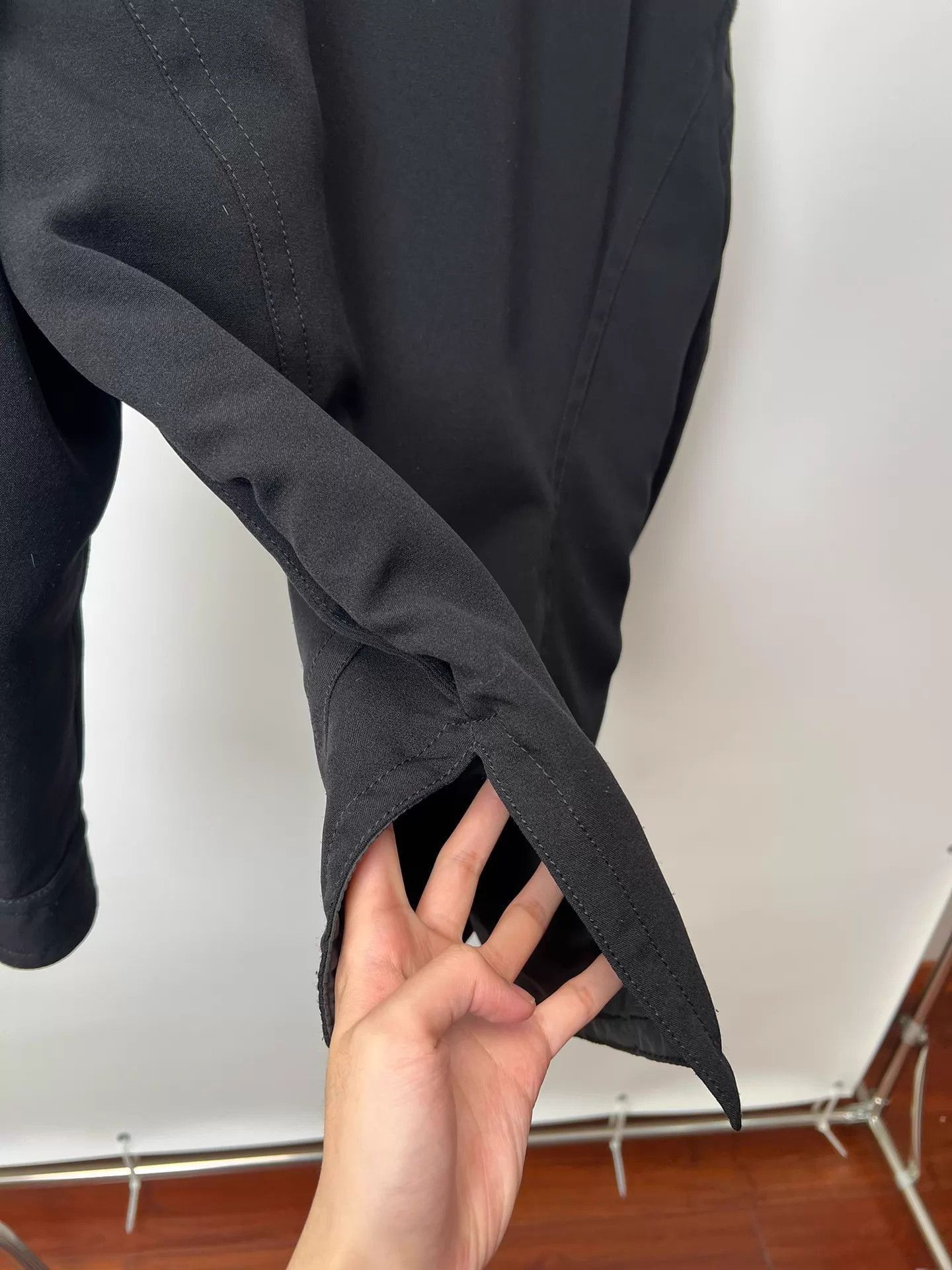 Dirk Bikkembergs Black Collared Zip-Up Jacket Size US S / EU 44-46 / 1 - 6 Thumbnail