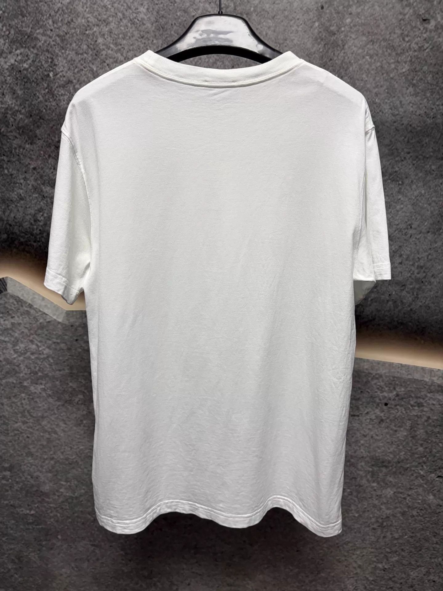Dior White Short Sleeve Embroidered T-Shirt Size US M / EU 48-50 / 2 - 2 Thumbnail