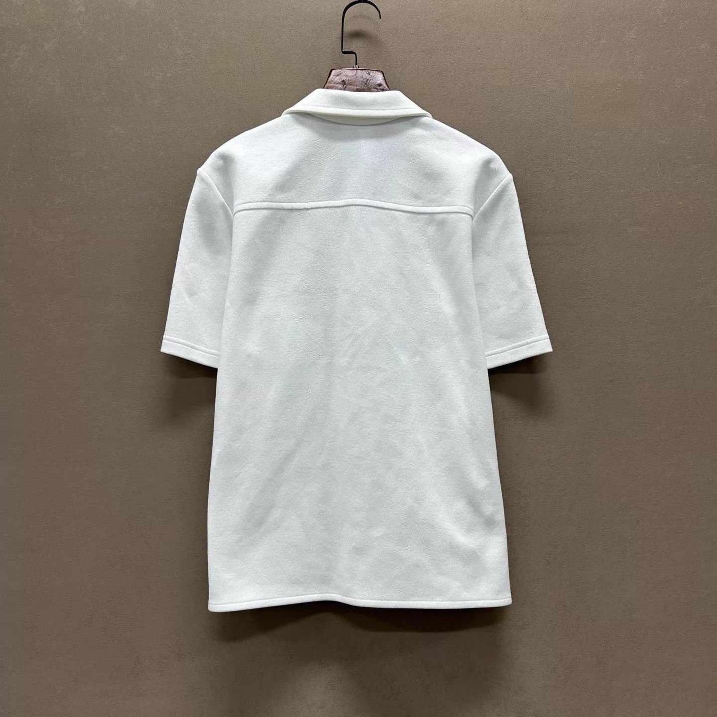 Celine White Short Sleeve Button-Up Shirt Size US S / EU 44-46 / 1 - 2 Thumbnail