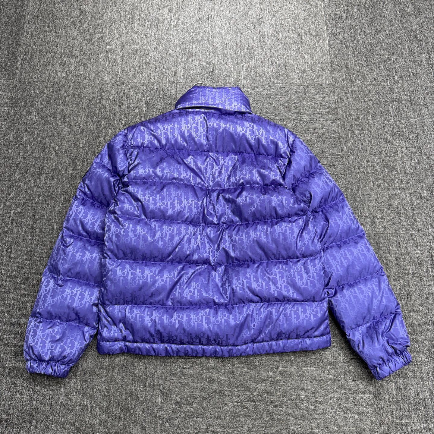 Dior Purple Puffer Jacket with Pattern, Size M Size US M / EU 48-50 / 2 - 6 Thumbnail