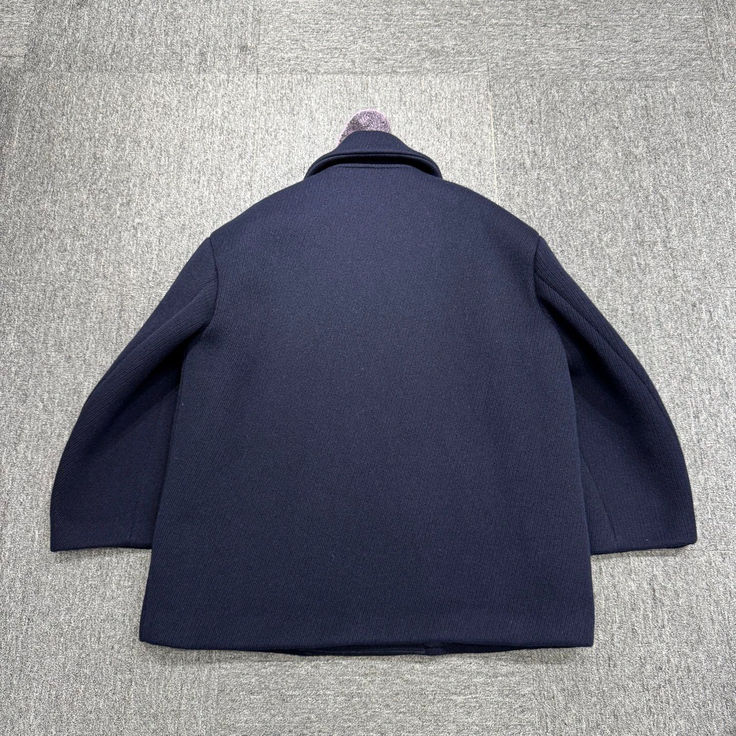 Prada Blue Double-Breasted Wool Blend Coat Size US L / EU 52-54 / 3 - 5 Thumbnail