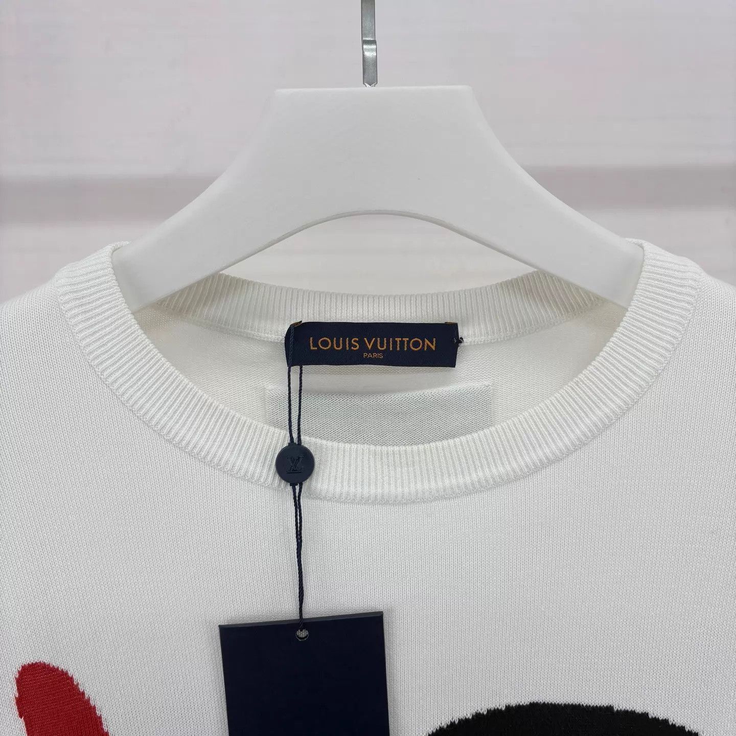 Louis Vuitton White Short-Sleeve Graphic T-Shirt Size US L / EU 52-54 / 3 - 3 Thumbnail
