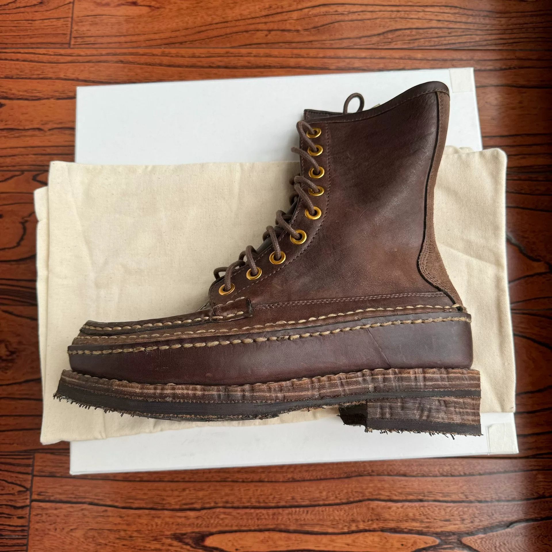 Visvim Visvim Grizzly Camper Hi-Folk Boots Size US 9 / EU 42 - 3 Thumbnail
