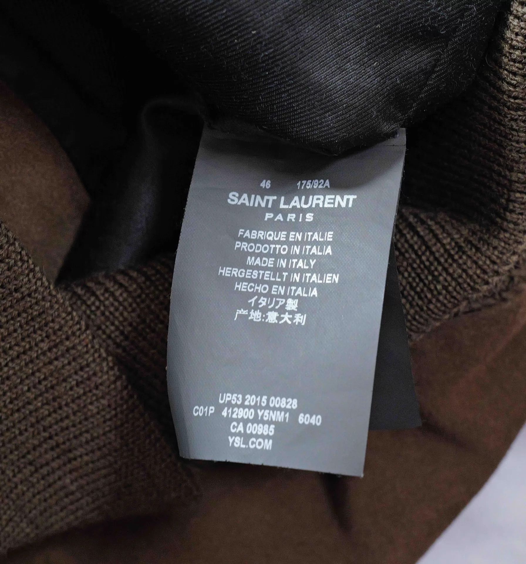 Saint Laurent Paris Brown Suede Zip-Front Jacket Size S Size US S / EU 44-46 / 1 - 4 Thumbnail