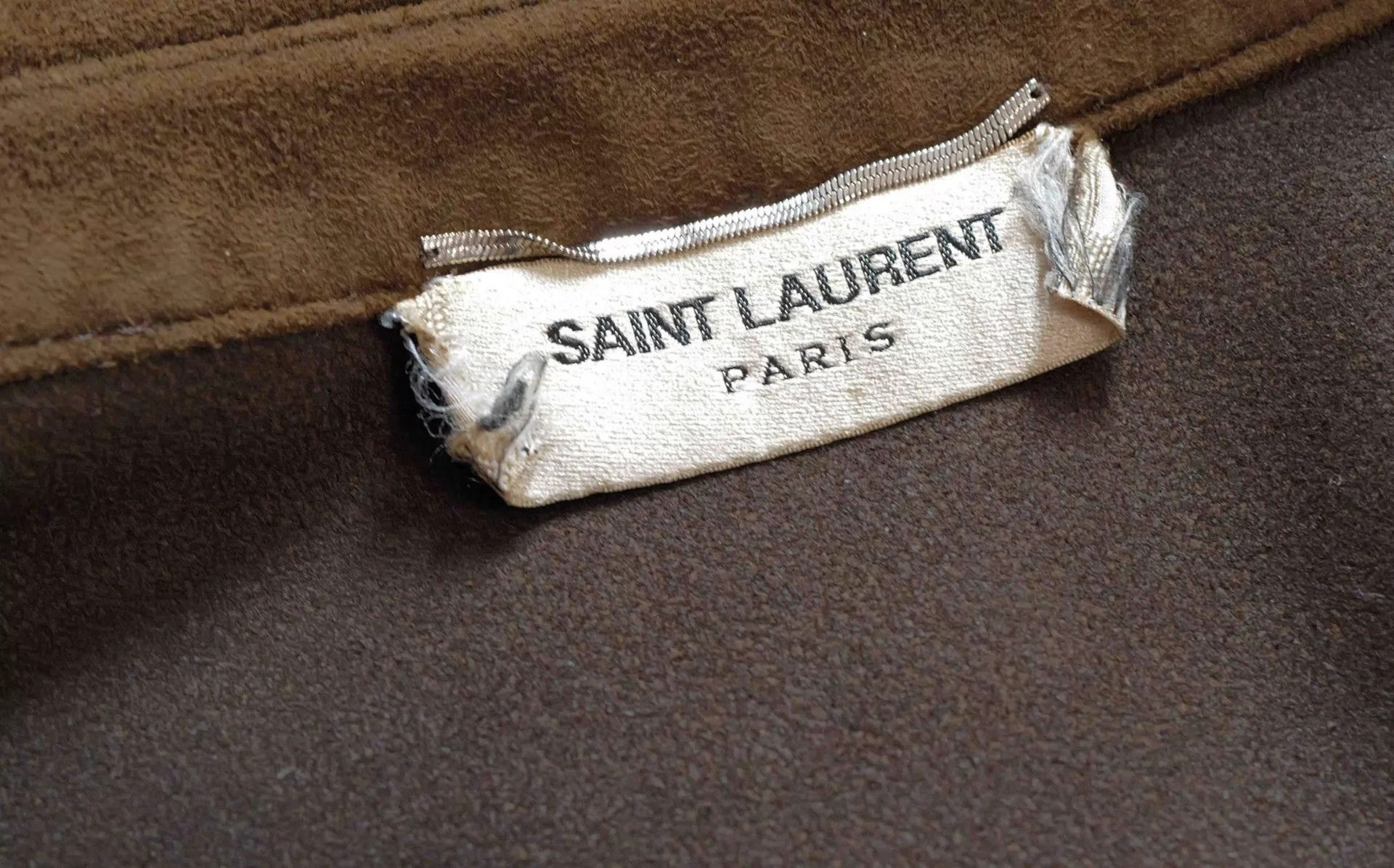 Saint Laurent Paris Brown Suede Button-Front Jacket Size US M / EU 48-50 / 2 - 4 Thumbnail