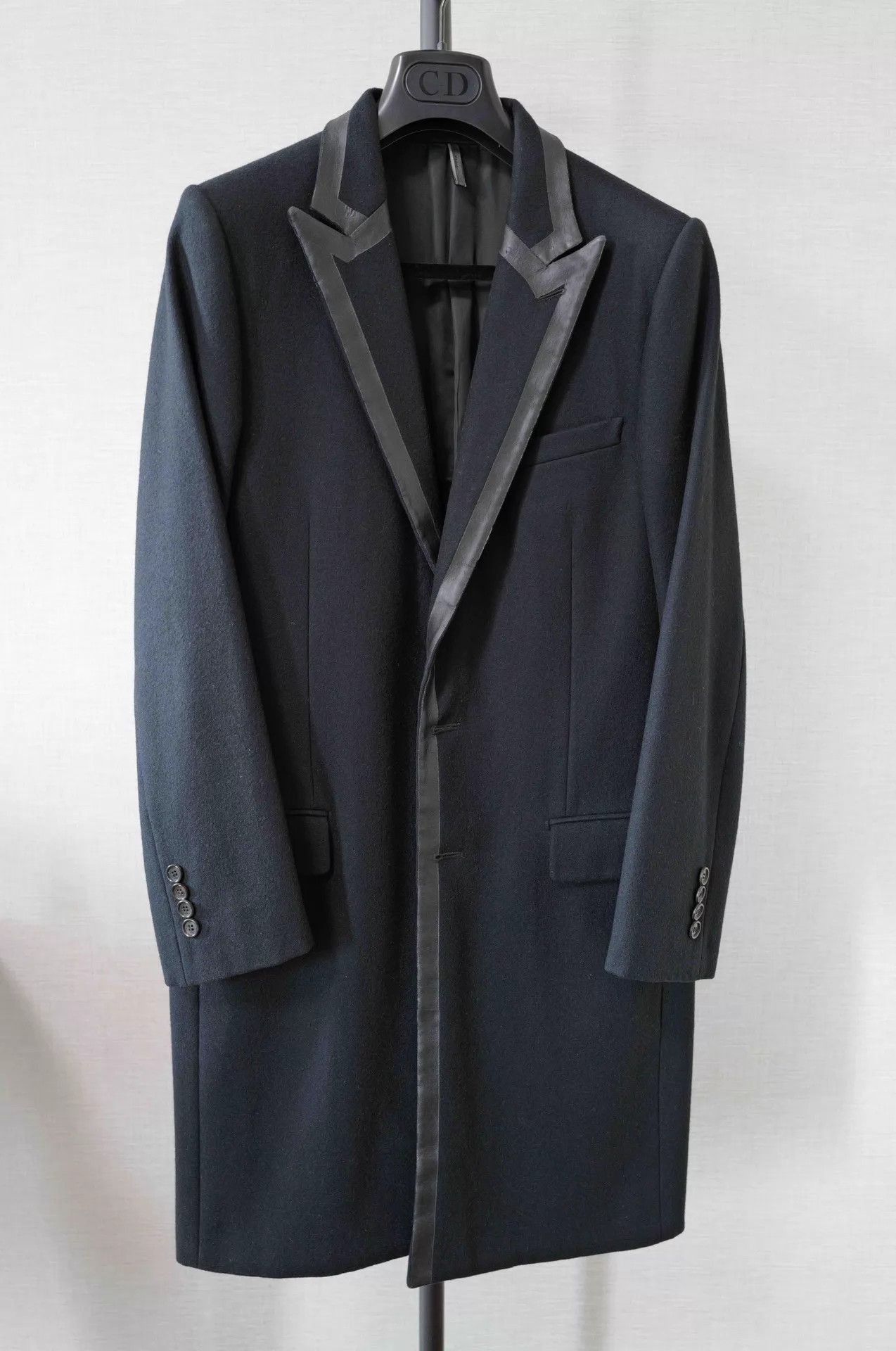 Dior Black Long Heavy Coat - Size S Size US S / EU 44-46 / 1 - 2 Thumbnail