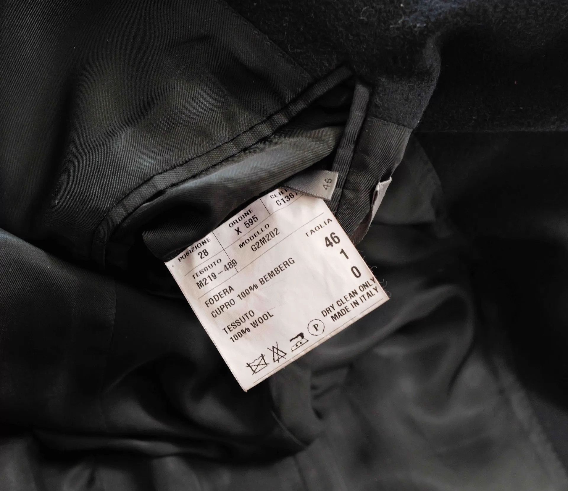 Dior Black Long Heavy Coat - Size S Size US S / EU 44-46 / 1 - 7 Thumbnail