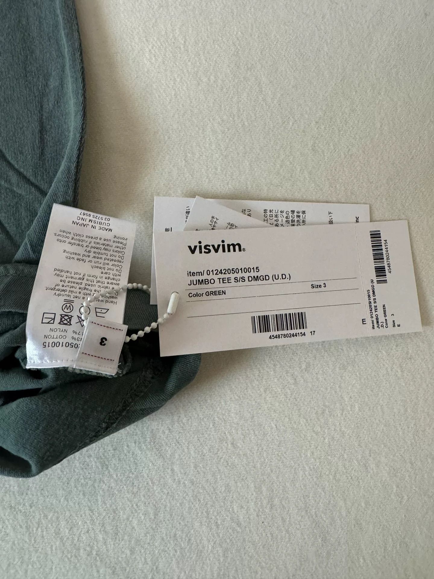Visvim VISVIM 24AW JUMBO TEE DMGD Short Sleeve Size US M / EU 48-50 / 2 - 4 Thumbnail