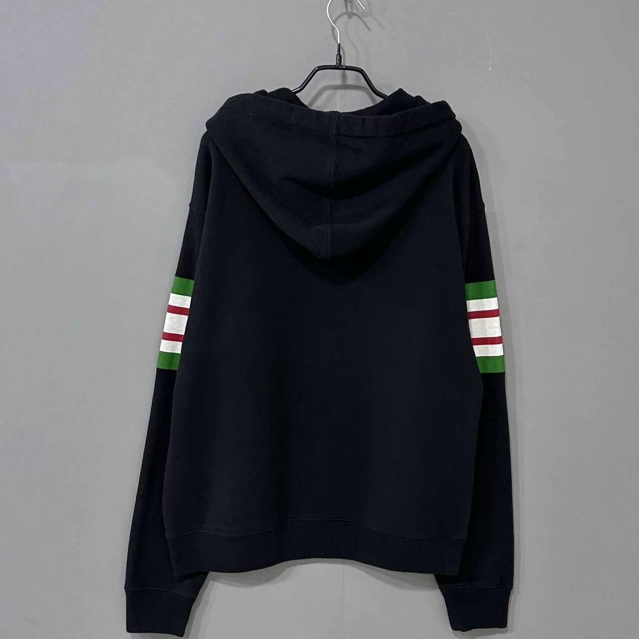 Gucci Black Striped Logo Hoodie Size US XS / EU 42 / 0 - 3 Thumbnail