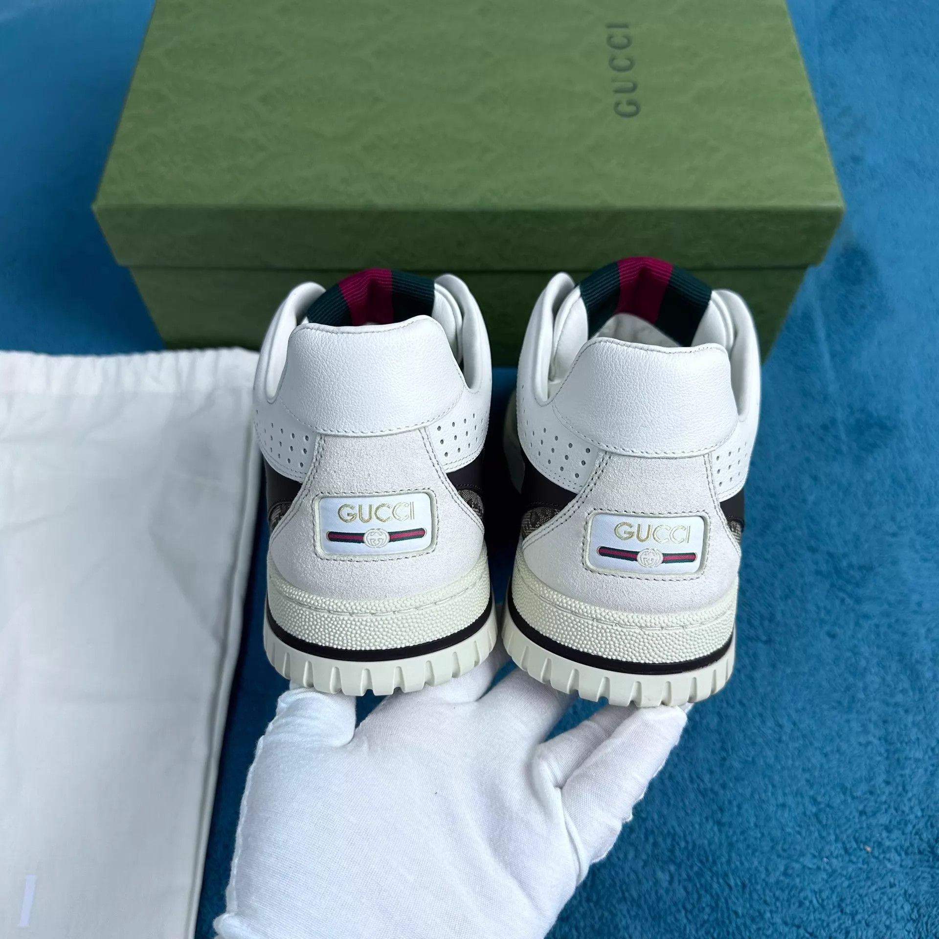 Gucci Brown Low-Top Sneakers Size 8.5 Size US 8.5 / EU 41-42 - 4 Thumbnail