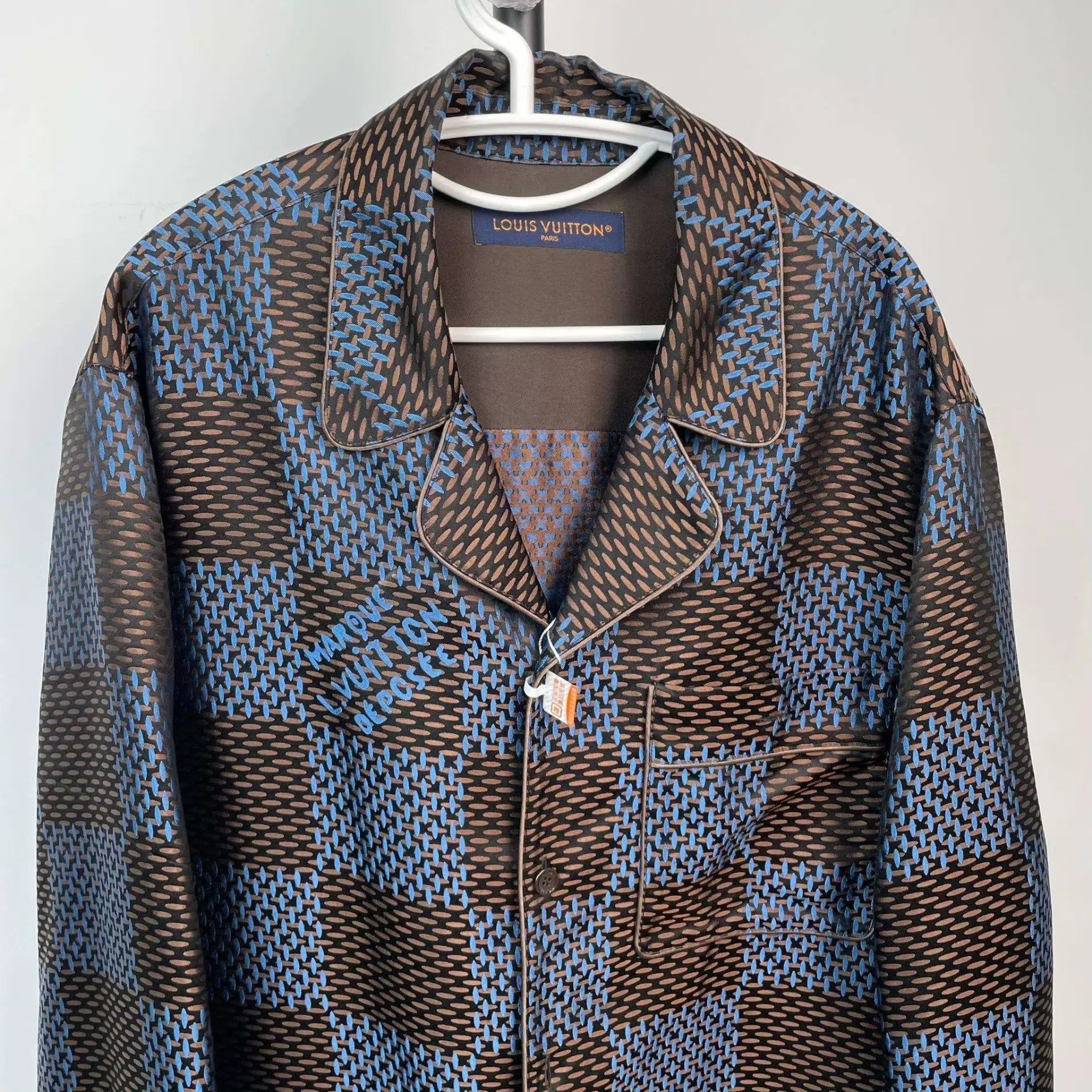 Louis Vuitton Blue Checkered Button-Up Shirt - XL Size US XL / EU 56 / 4 - 7 Thumbnail