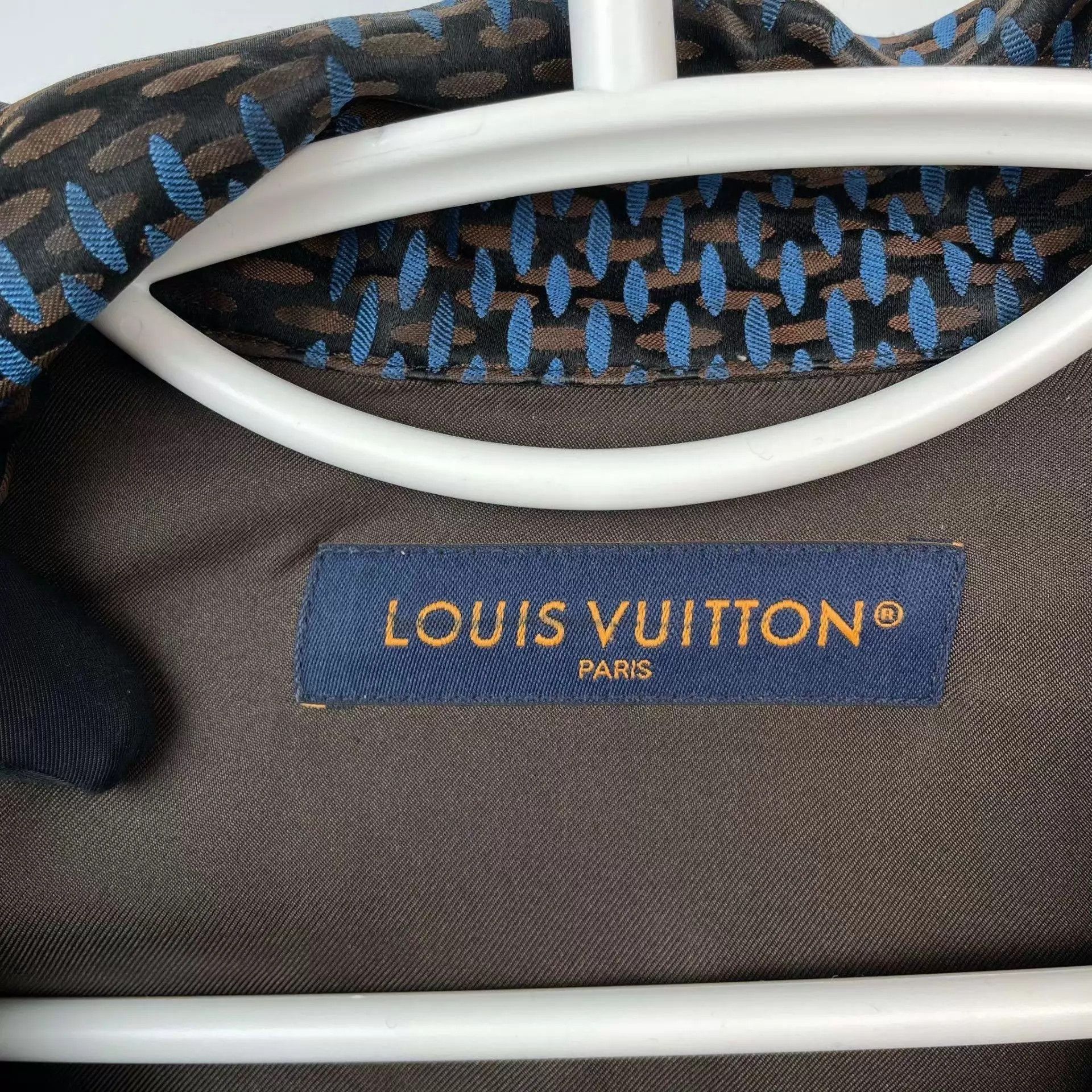 Louis Vuitton Blue Checkered Button-Up Shirt - XL Size US XL / EU 56 / 4 - 3 Thumbnail