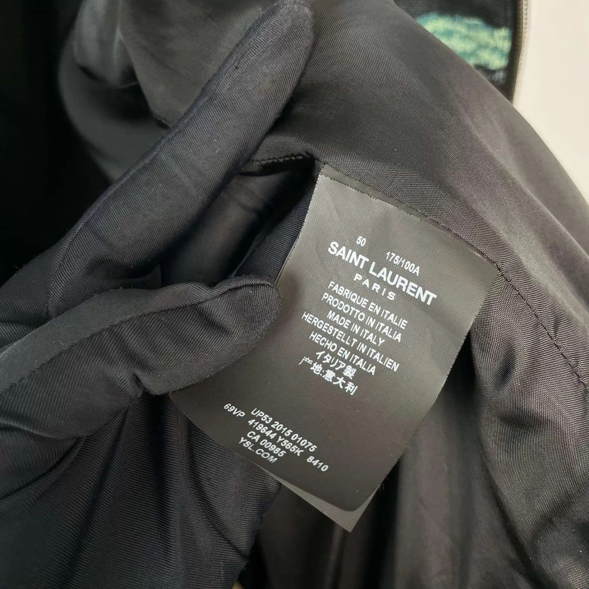 Yves Saint Laurent Astronaut & American Flag Embroidered Bomber Jacket Size US M / EU 48-50 / 2 - 8 Thumbnail