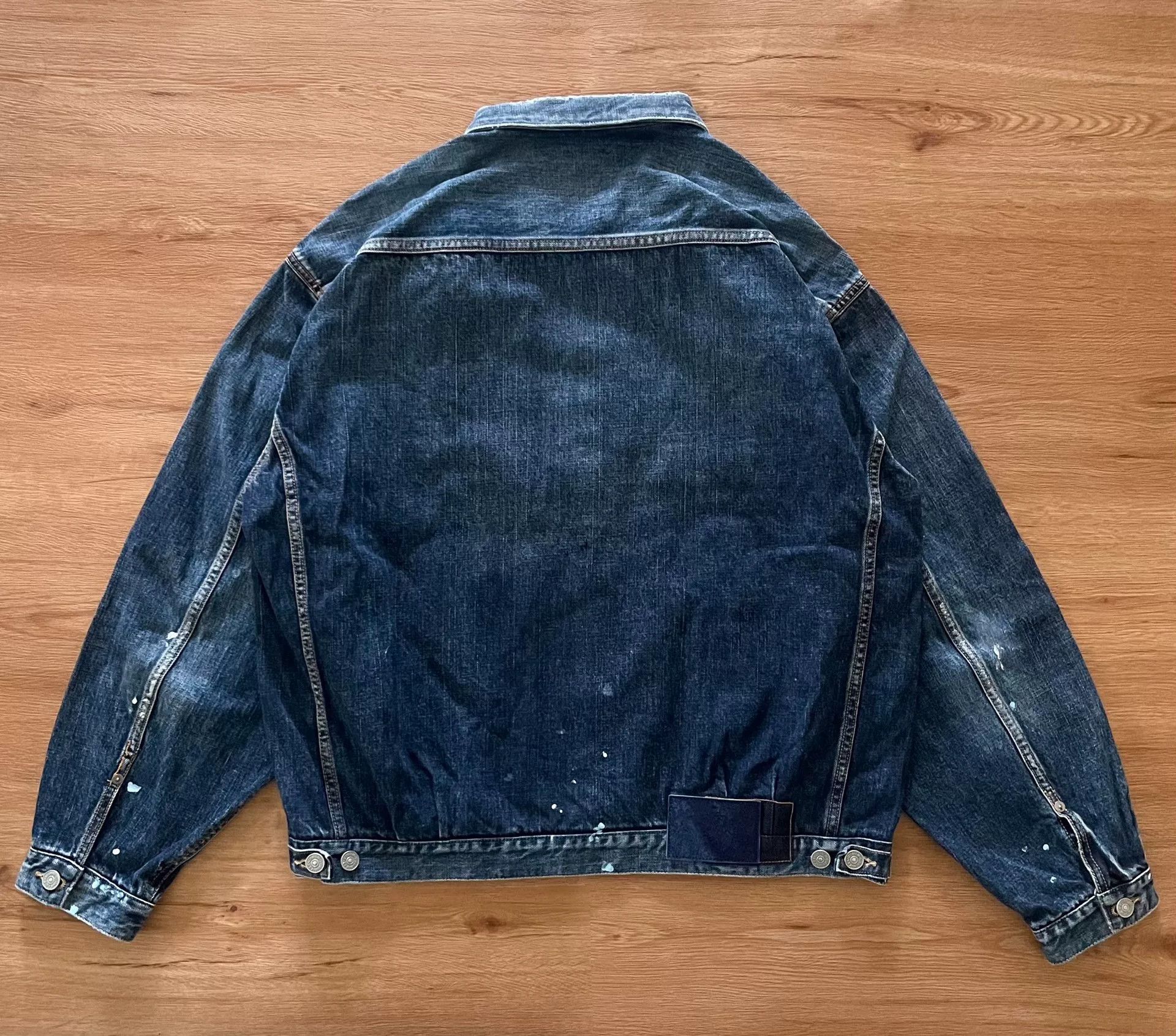 Visvim VISVIM 101xx DMGD-1010 Women's Denim Jacket Size XS / US 0-2 / IT 36-38 - 2 Thumbnail