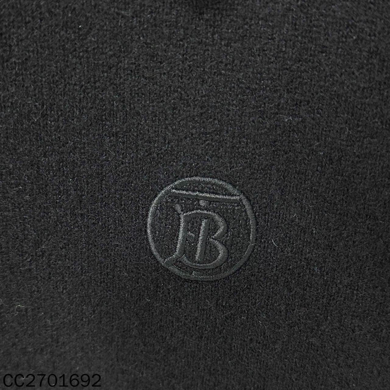 Burberry Black Zip-Up Hoodie with Drawstring - Size L Size US L / EU 52-54 / 3 - 4 Thumbnail