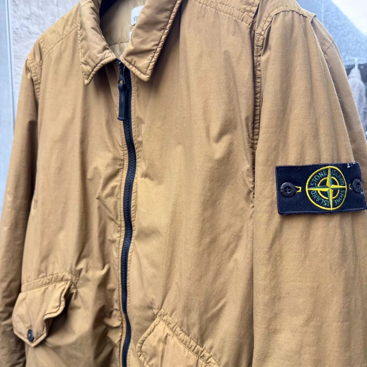 Stone Island Beige Light Jacket with Zip Closure Size L Size US L / EU 52-54 / 3 - 4 Thumbnail