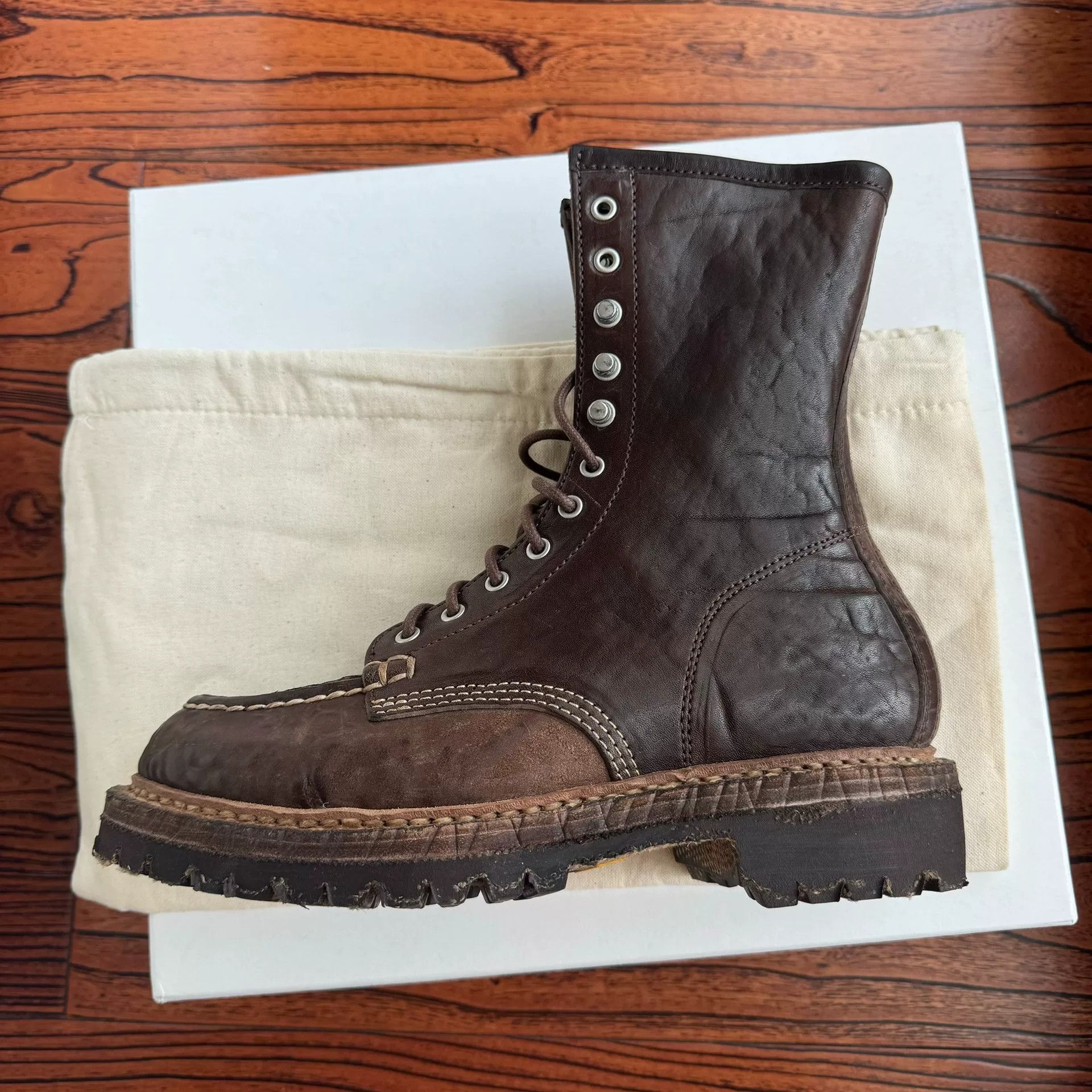 Visvim VISVIM SCOUT MOC BOOTS HI-FOLK Size US 8 / EU 41 - 3 Thumbnail