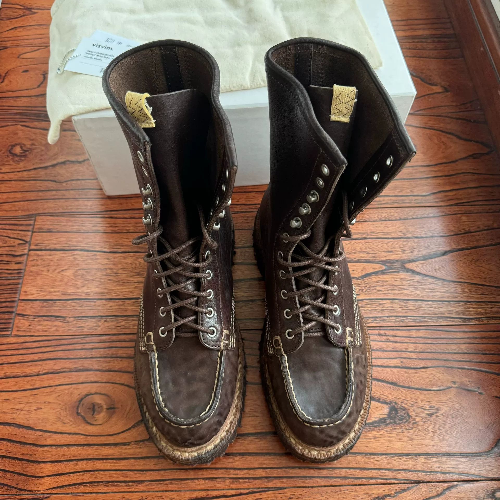 Visvim VISVIM SCOUT MOC BOOTS HI-FOLK Size US 8 / EU 41 - 2 Thumbnail