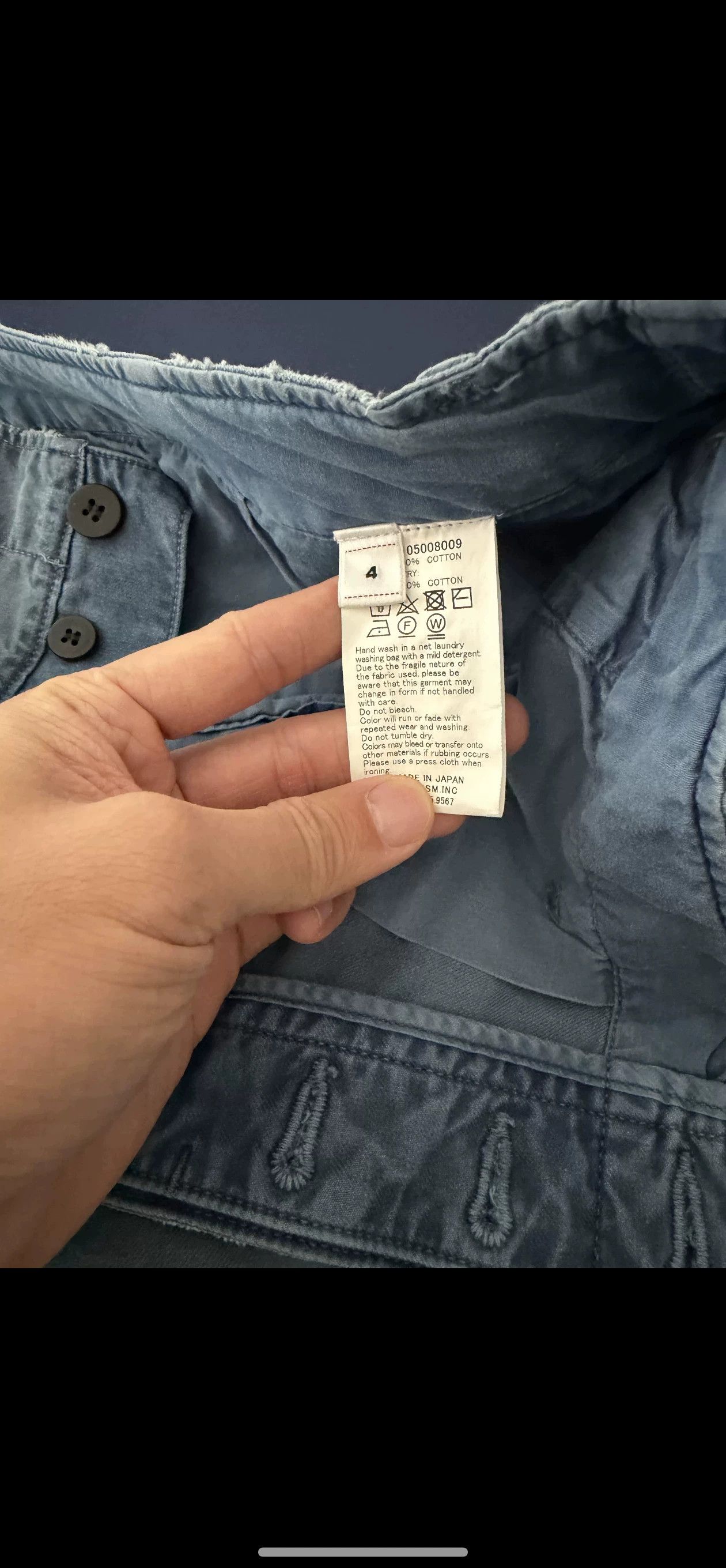 Visvim VISVIM EX WIDE CHINO PANTS CRASH 25SS Size US 36 / EU 52 - 5 Thumbnail
