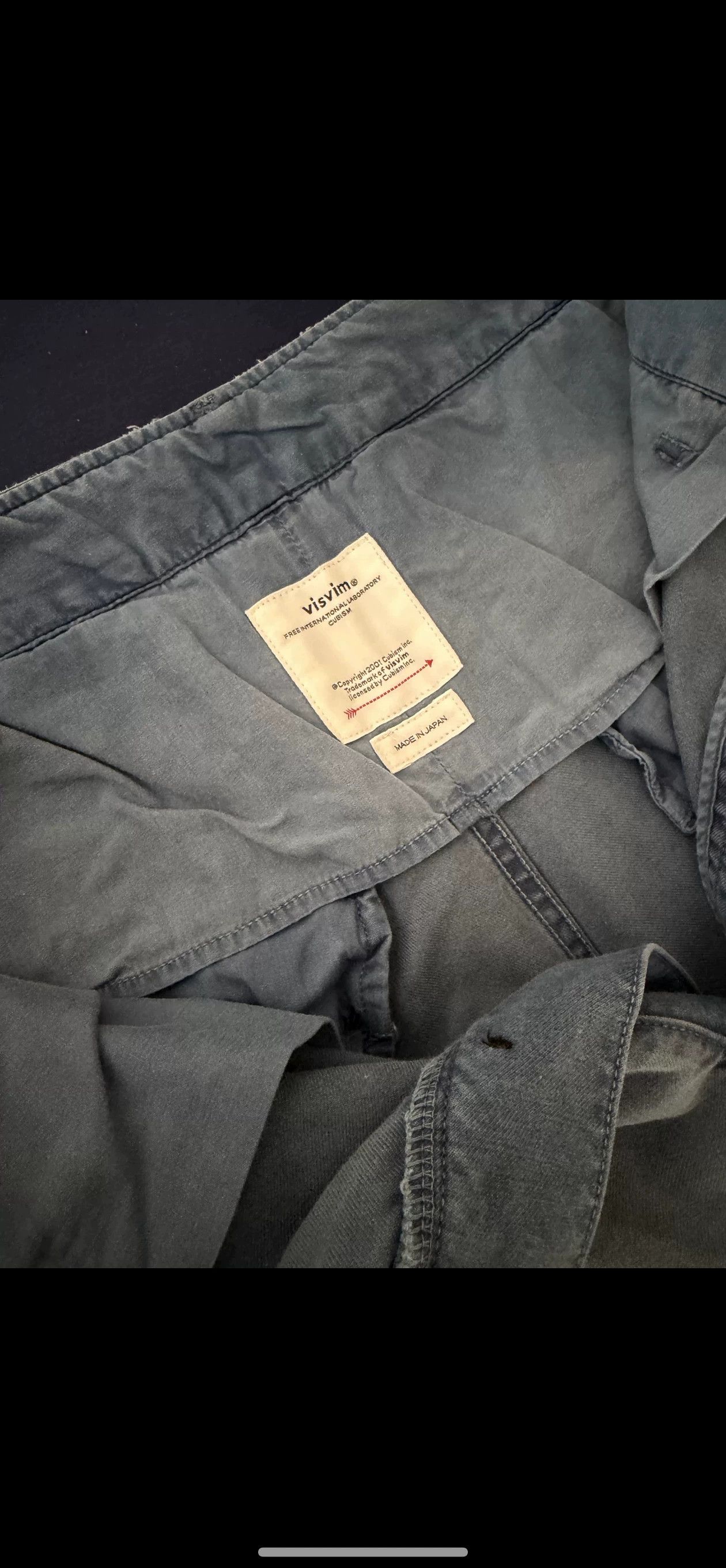 Visvim VISVIM EX WIDE CHINO PANTS CRASH 25SS Size US 36 / EU 52 - 4 Thumbnail