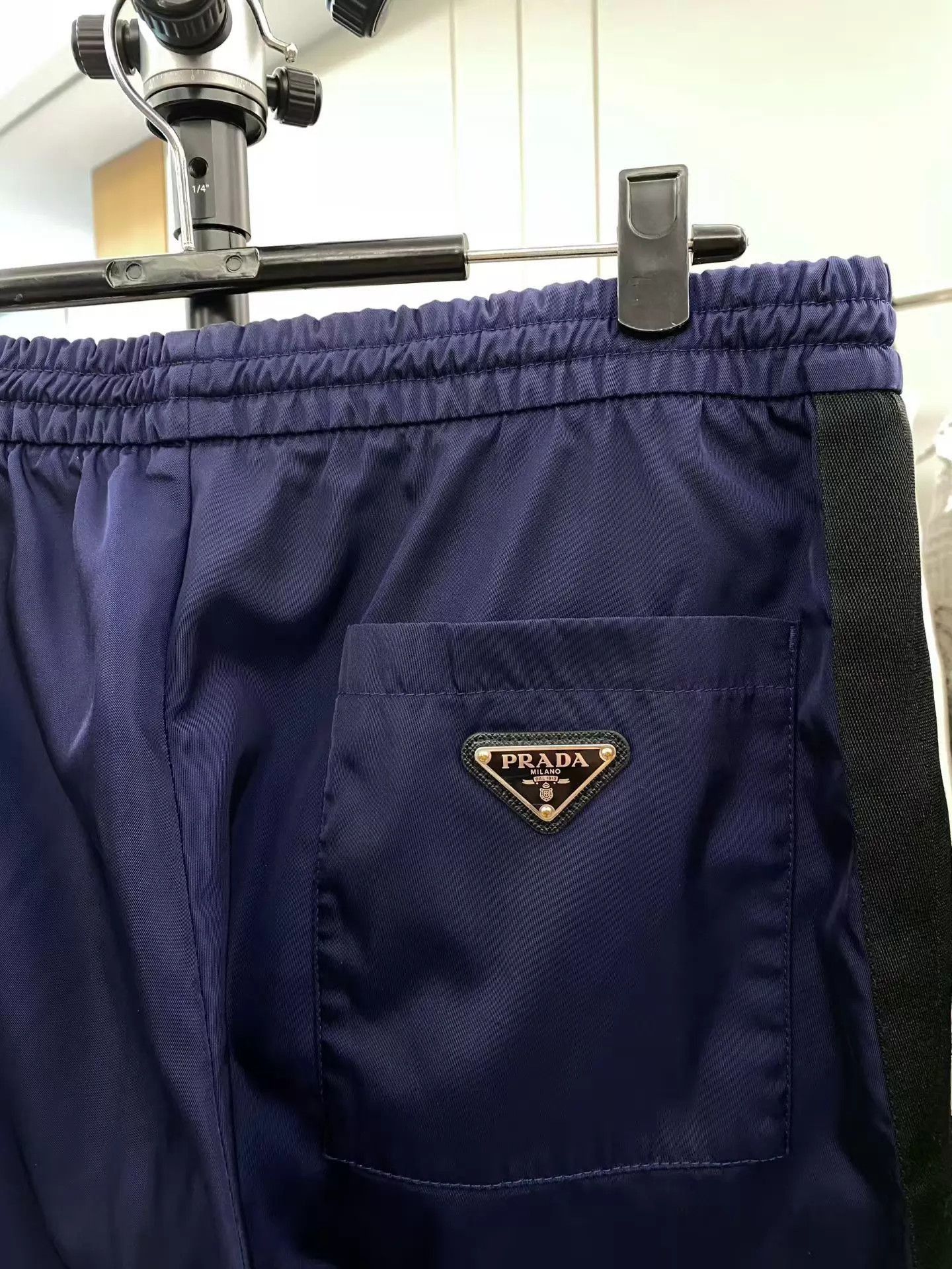 Prada Blue Casual Drawstring Pants Size 32 Size US 32 / EU 48 - 3 Thumbnail