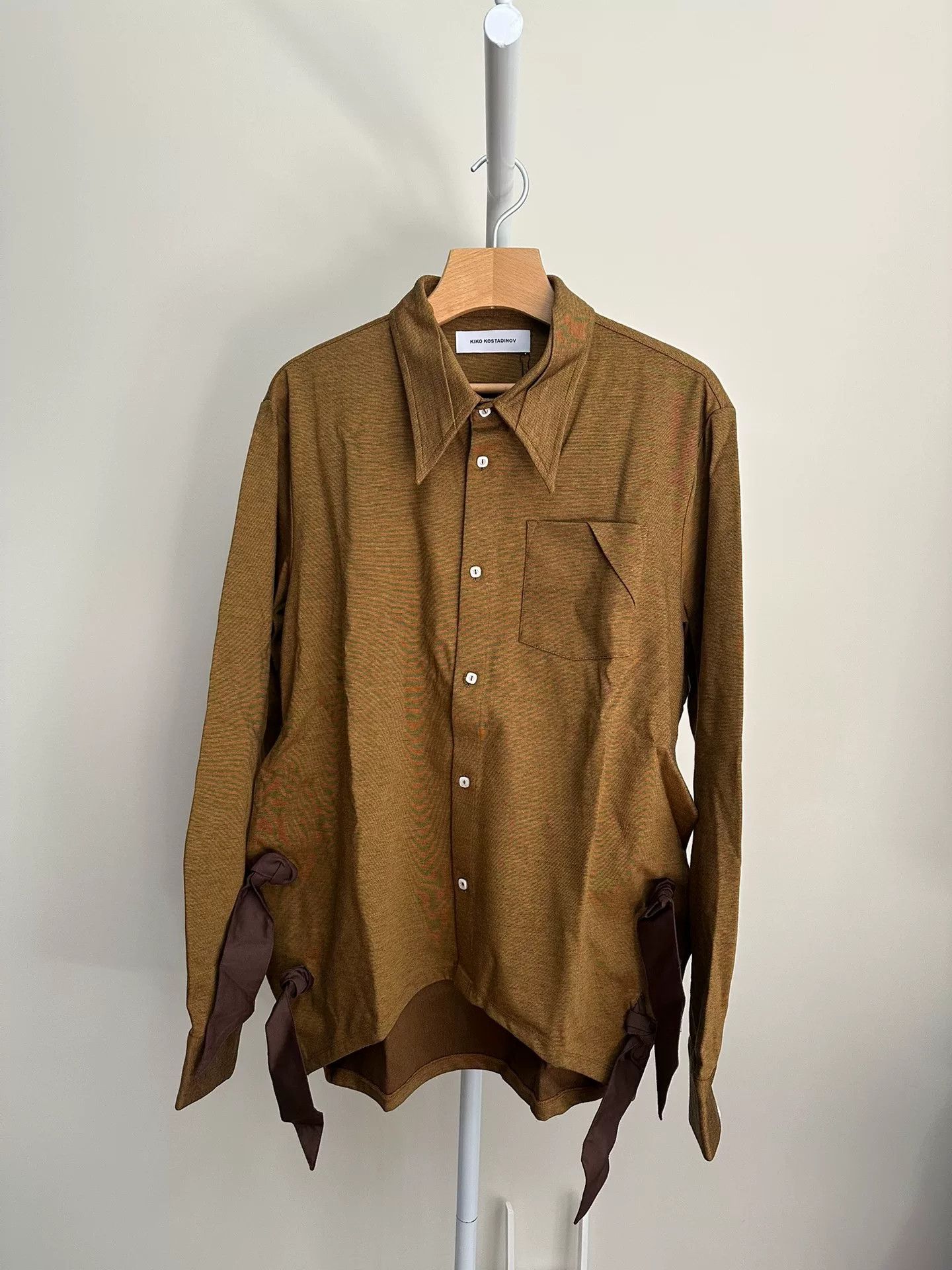 Kiko Kostadinov Kiko Kostadinov Rino Twisted Knotted Shirt Size US M / EU 48-50 / 2 - 2 Thumbnail
