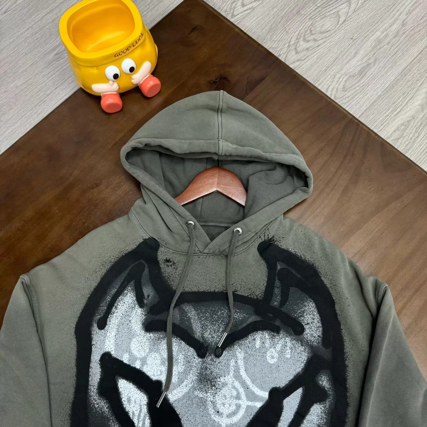 Givenchy Green Graphic Print Hoodie with Hood and Pockets Size US XS / EU 42 / 0 - 3 Thumbnail