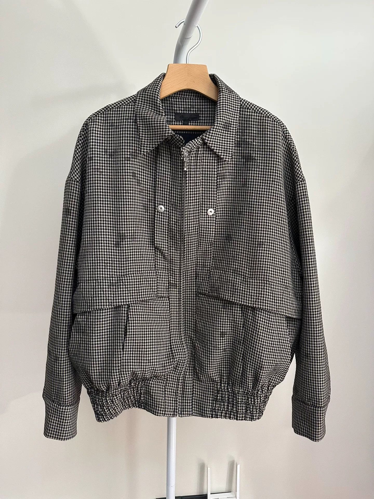 Omar Afridi Omar Afridi 24AW Distressed Houndstooth Coat Size L / US 10 / IT 46 - 4 Thumbnail
