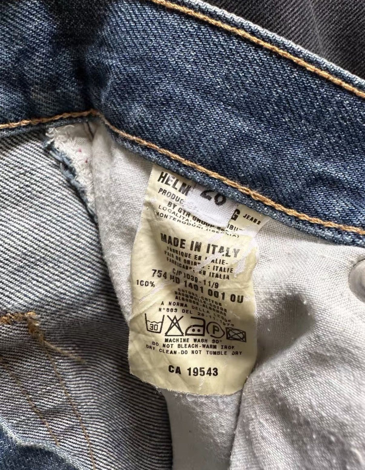 Helmut Lang Blue Denim Jeans Size 28 Size US 28 / EU 44 - 6 Thumbnail