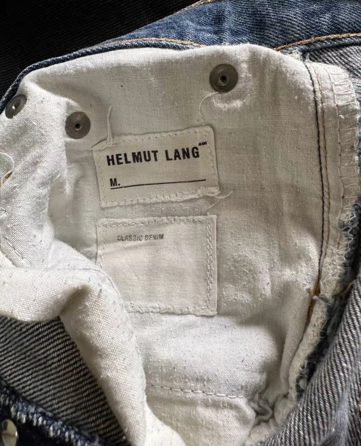 Helmut Lang Blue Denim Jeans Size 28 Size US 28 / EU 44 - 5 Thumbnail