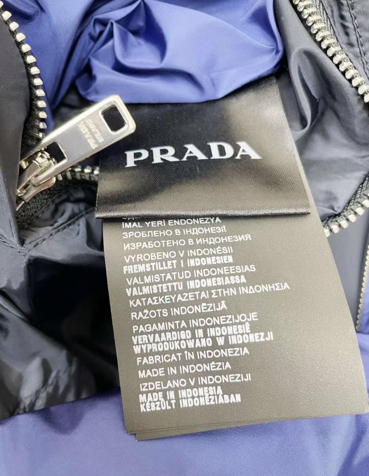 Prada Blue Lightweight Jacket - XXL Size US XXL / EU 58 / 5 - 8 Thumbnail