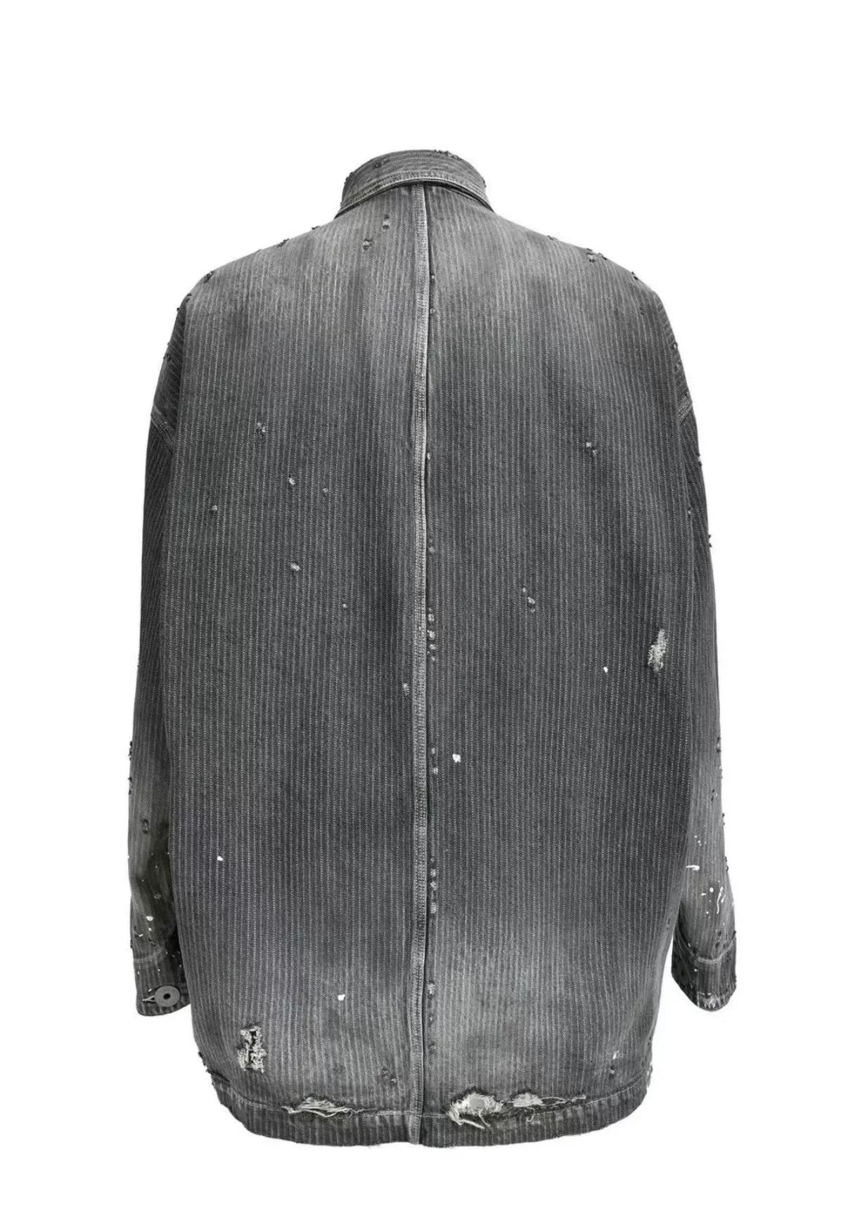Maison MIHARA YASUHIRO MIHARA YASUHIRO 25SS Distressed Shirt Jacket Size US M / EU 48-50 / 2 - 4 Thumbnail