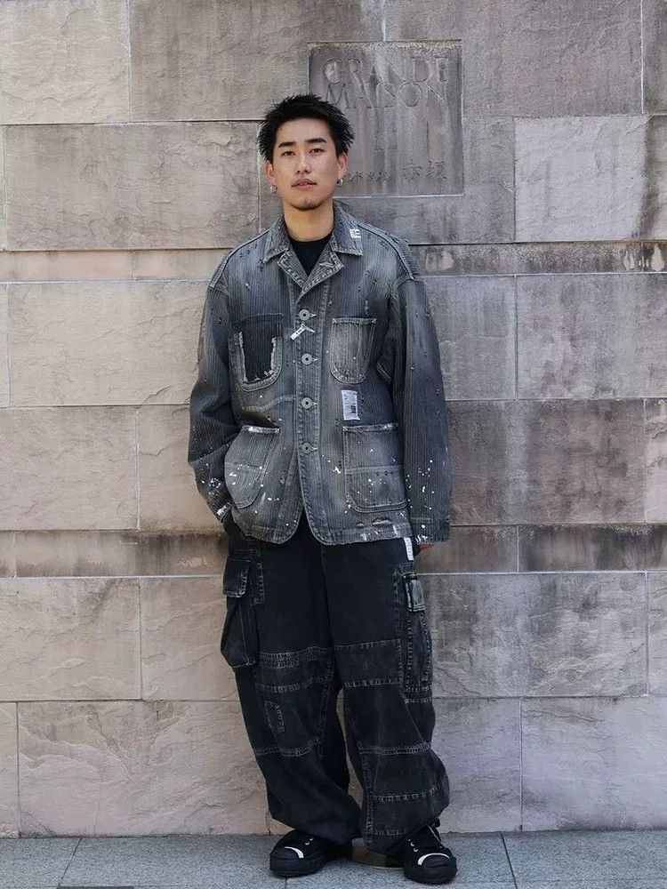 Maison MIHARA YASUHIRO MIHARA YASUHIRO 25SS Distressed Shirt Jacket Size US M / EU 48-50 / 2 - 2 Thumbnail