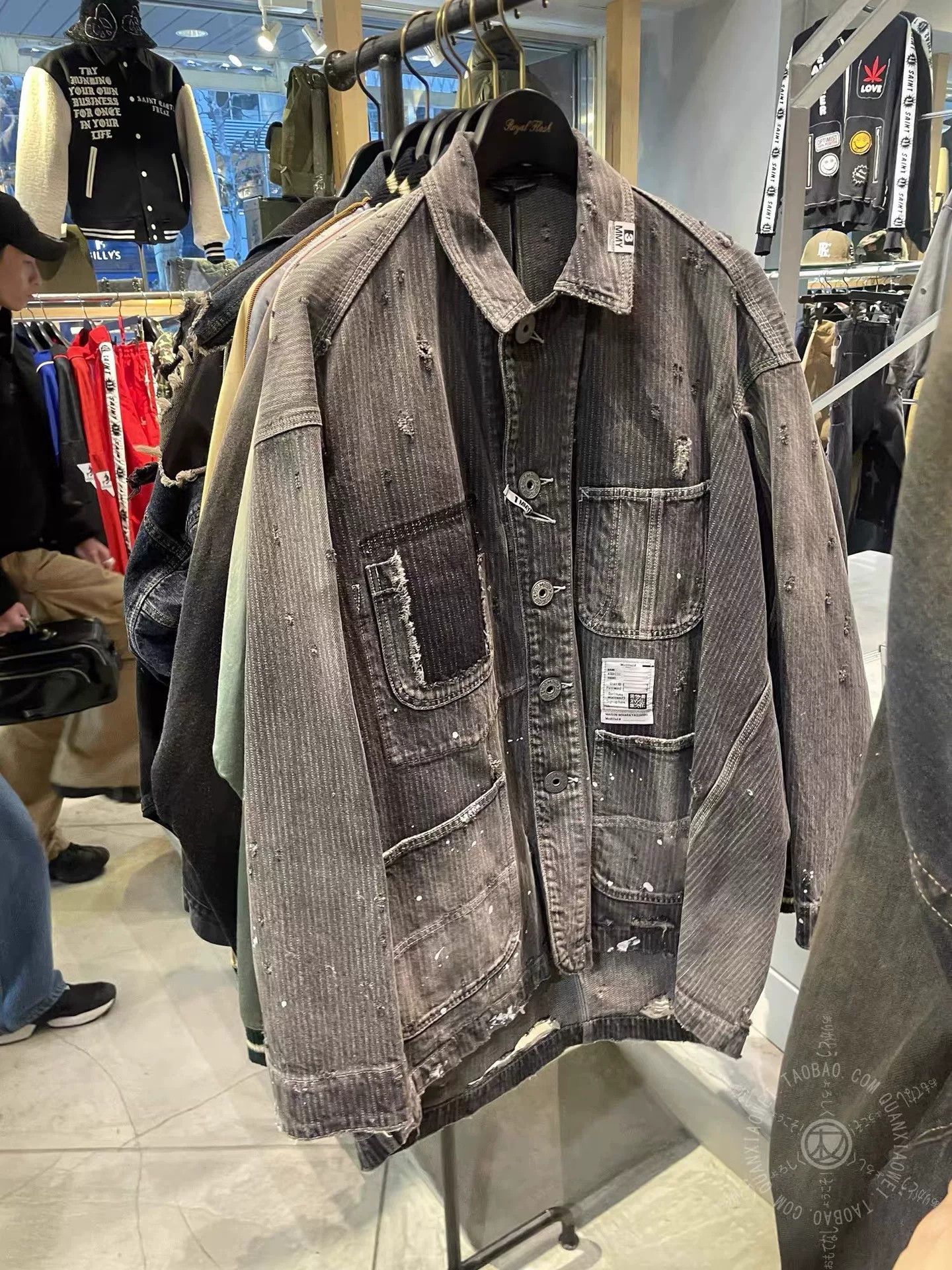 Maison MIHARA YASUHIRO MIHARA YASUHIRO 25SS Distressed Shirt Jacket Size US M / EU 48-50 / 2 - 5 Thumbnail