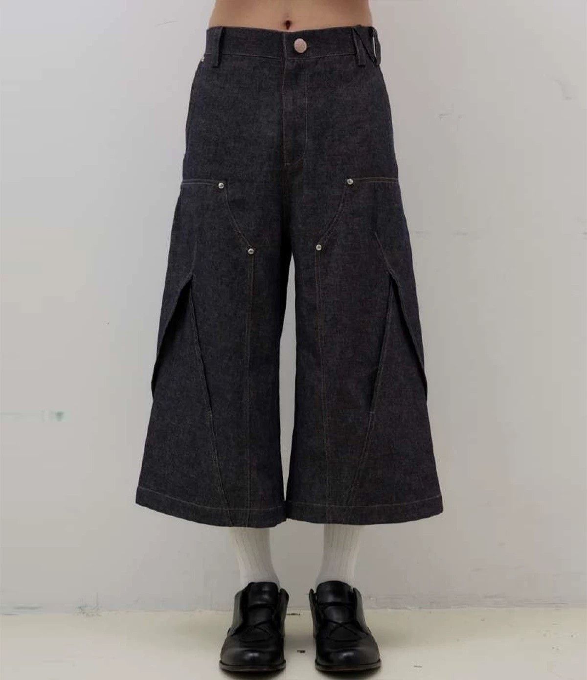 NILOS nullus 26ss Denim Cropped Pants Size US 26 / EU 42 - 3 Thumbnail