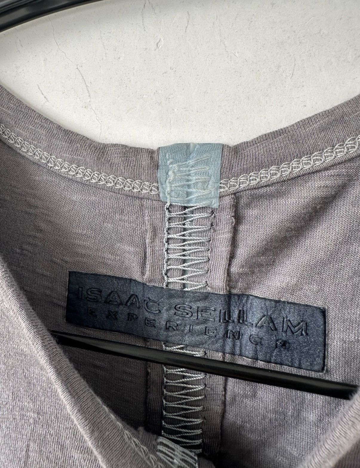 Issey Miyake Gray Sleeveless Top with Zip & Fringe Details Size US S / EU 44-46 / 1 - 5 Thumbnail