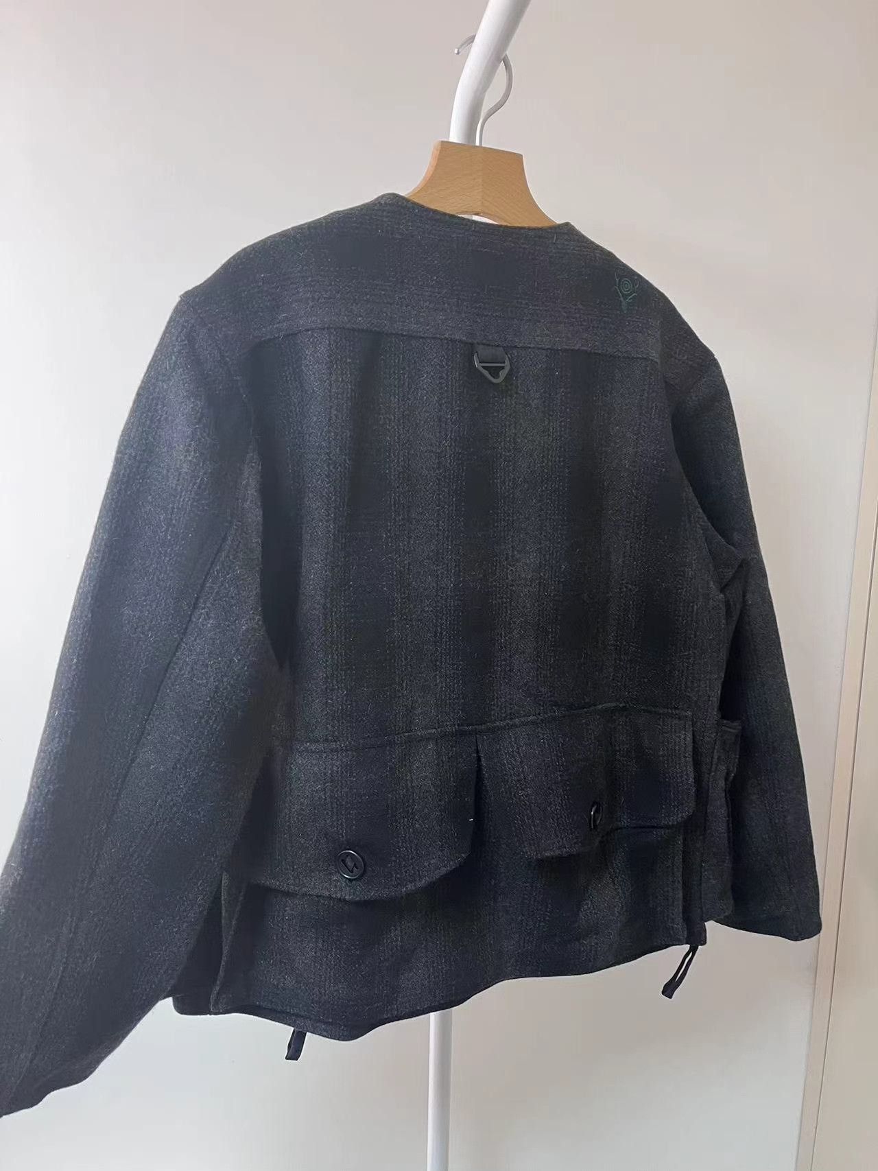 South2 West8 Needles SOUTH2 WEST8 Outdoor Wool Fishing Jacket Size US S / EU 44-46 / 1 - 3 Thumbnail