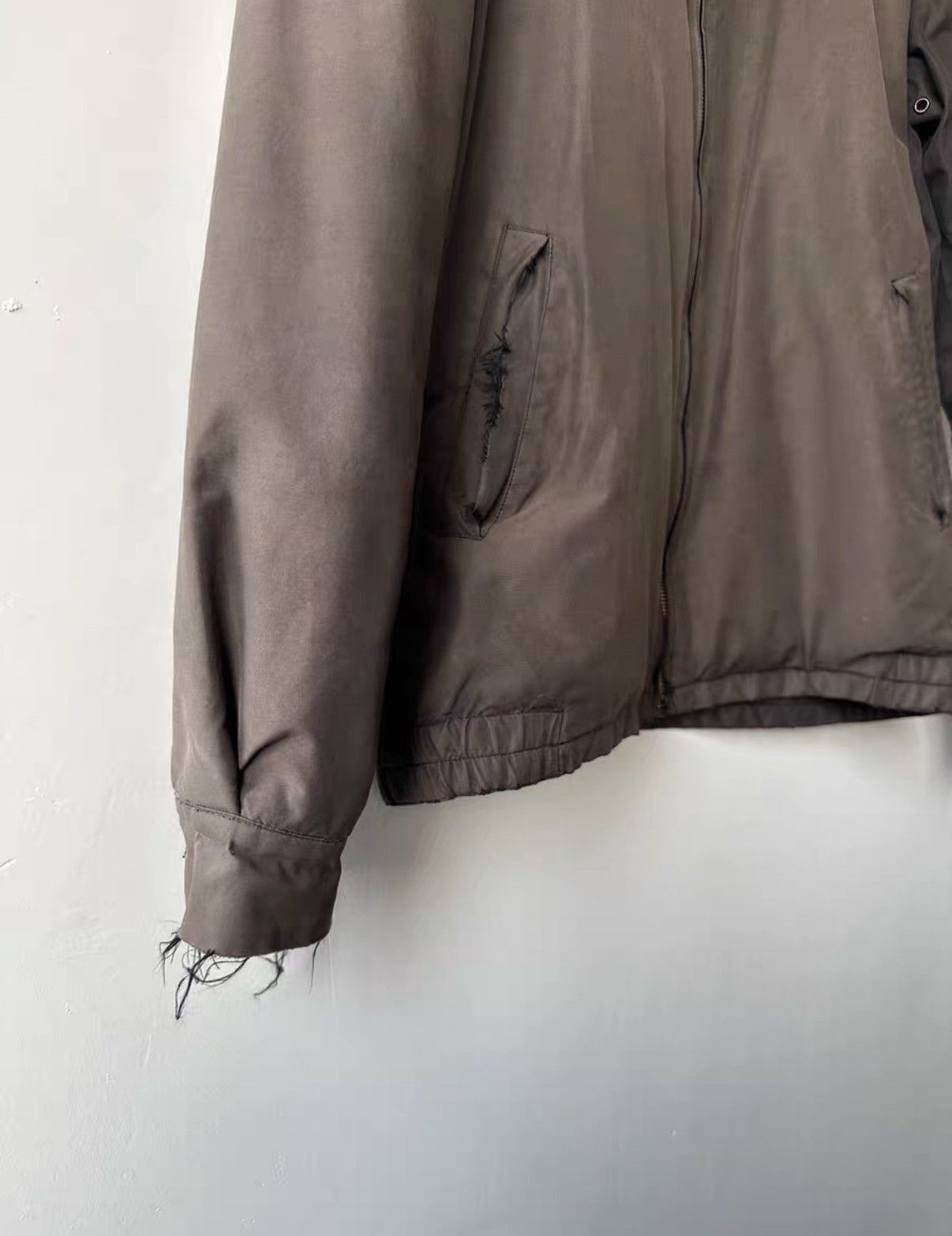 Helmut Lang Brown Collared Zip-Up Jacket Size M Size US M / EU 48-50 / 2 - 5 Thumbnail