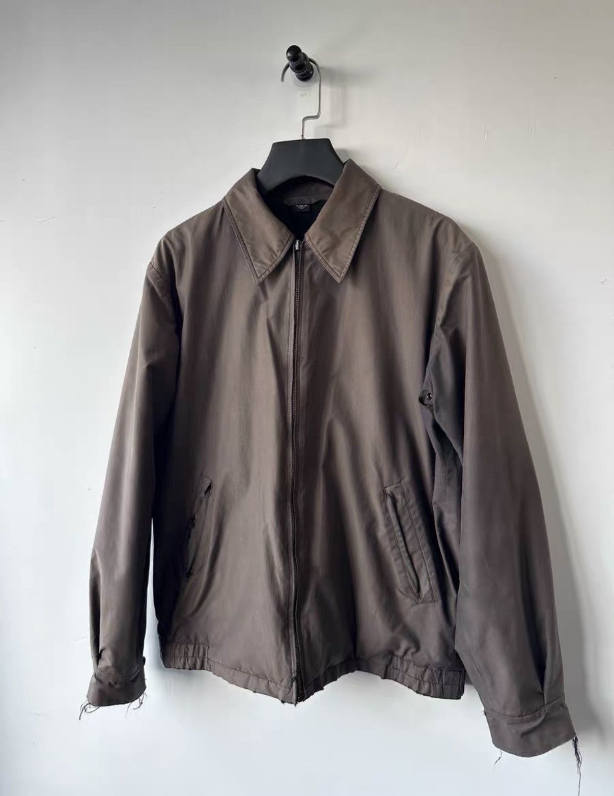 Helmut Lang Brown Collared Zip-Up Jacket Size M Size US M / EU 48-50 / 2 - 2 Thumbnail