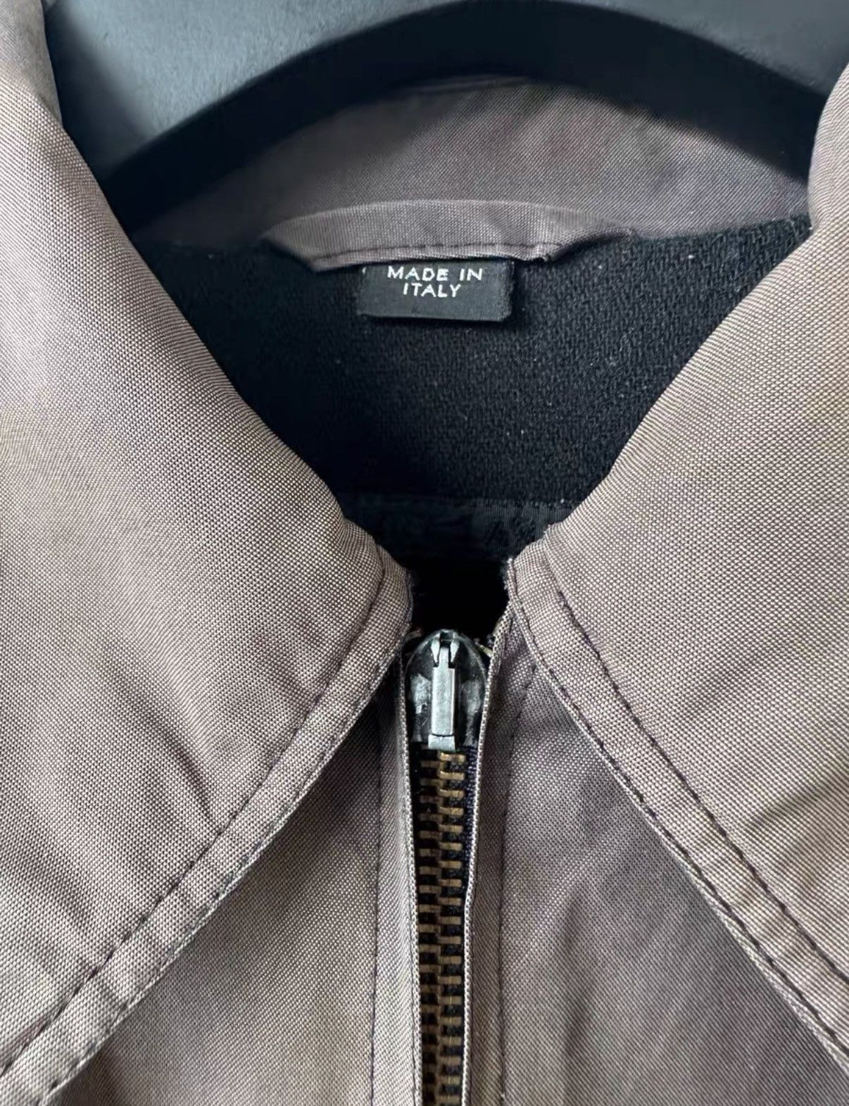 Helmut Lang Brown Collared Zip-Up Jacket Size M Size US M / EU 48-50 / 2 - 8 Thumbnail