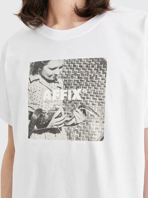 AFFXWRKS Affix Women's Face Logo T-Shirt Size M / US 6-8 / IT 42-44 - 3 Thumbnail