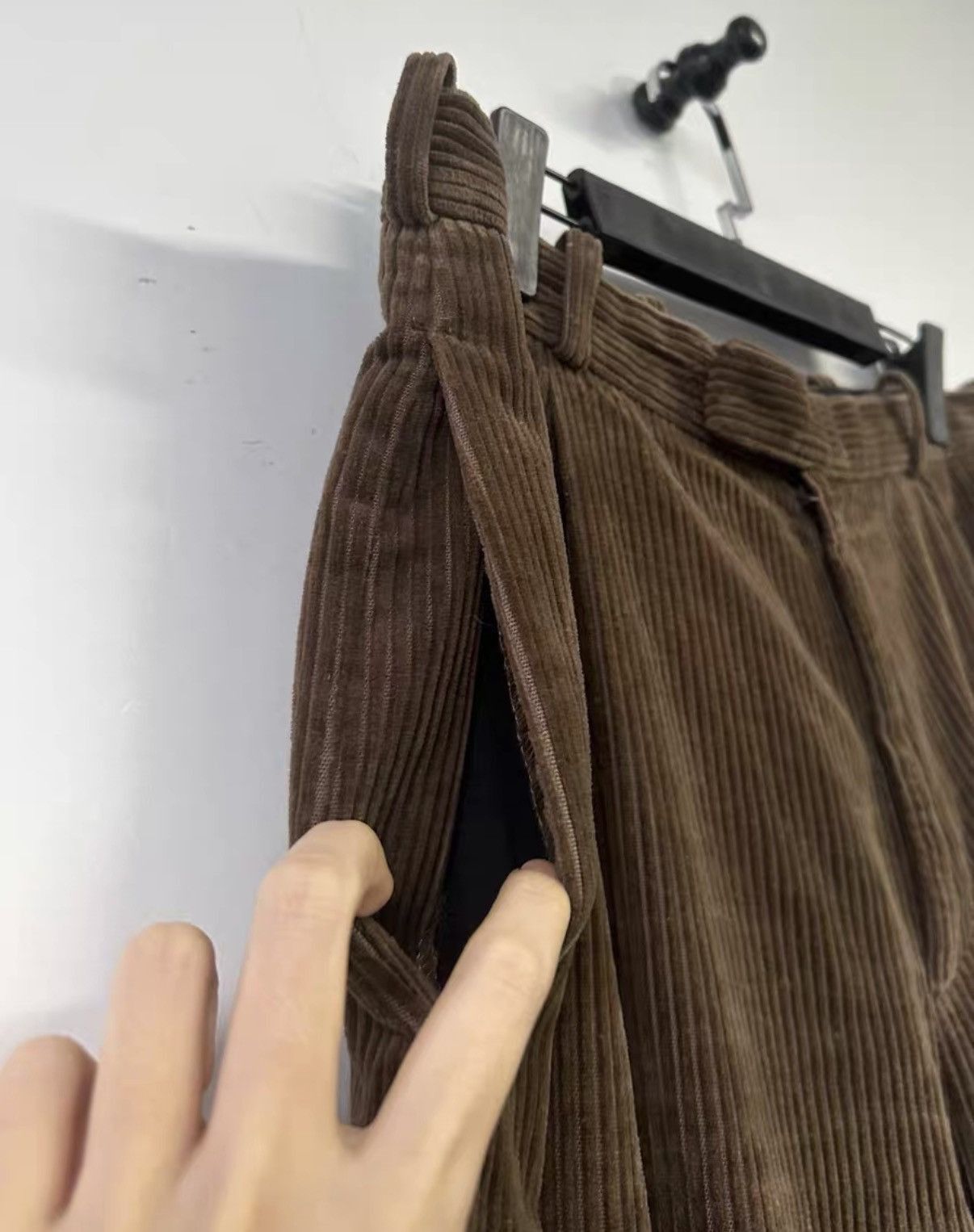 Raf Simons Brown Wide-Leg Corduroy Pants Size 32 Size US 32 / EU 48 - 3 Thumbnail